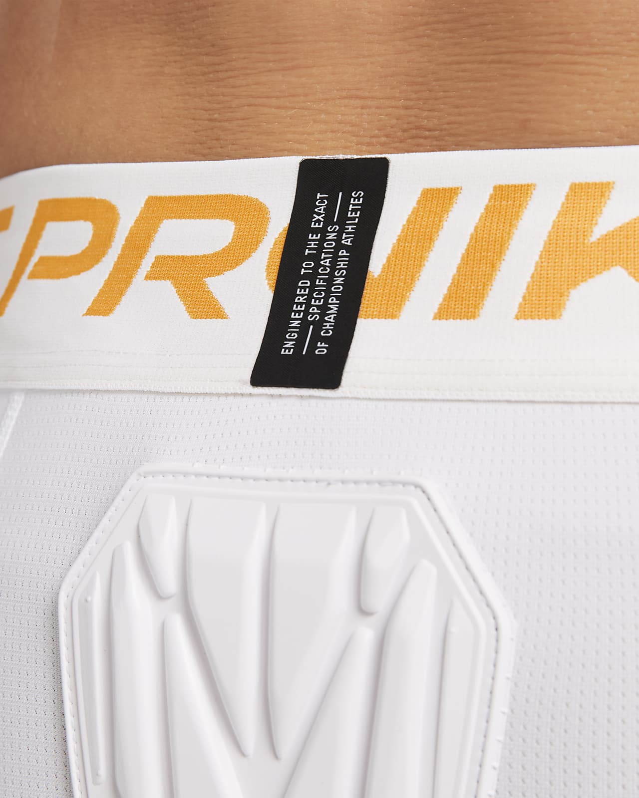Nike Pro Hyperstrong Padded Compression Shorts Men's White Used L