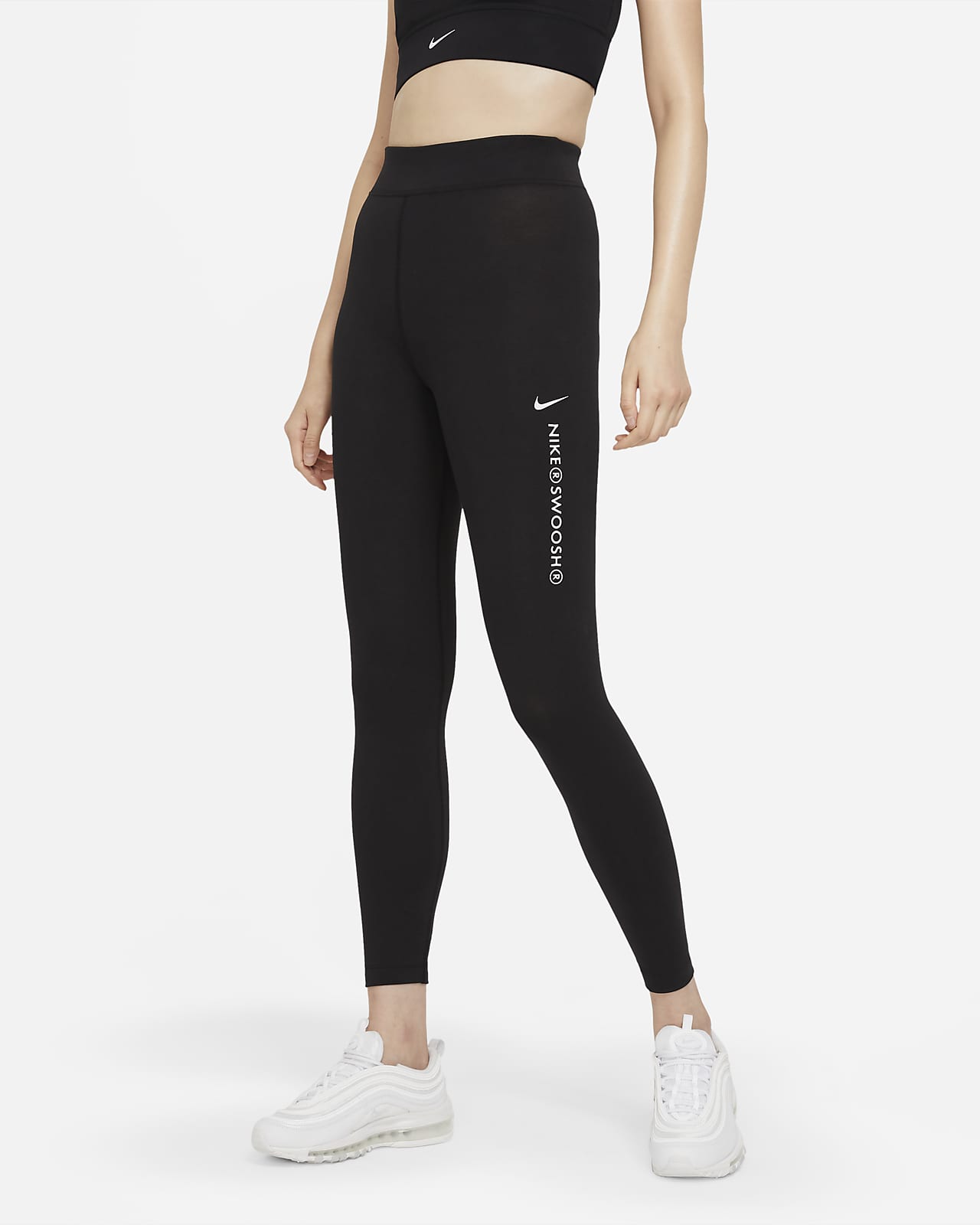 Nike公式 ナイキ スポーツウェア スウッシュ ウィメンズ ハイウエスト レギンス オンラインストア 通販サイト