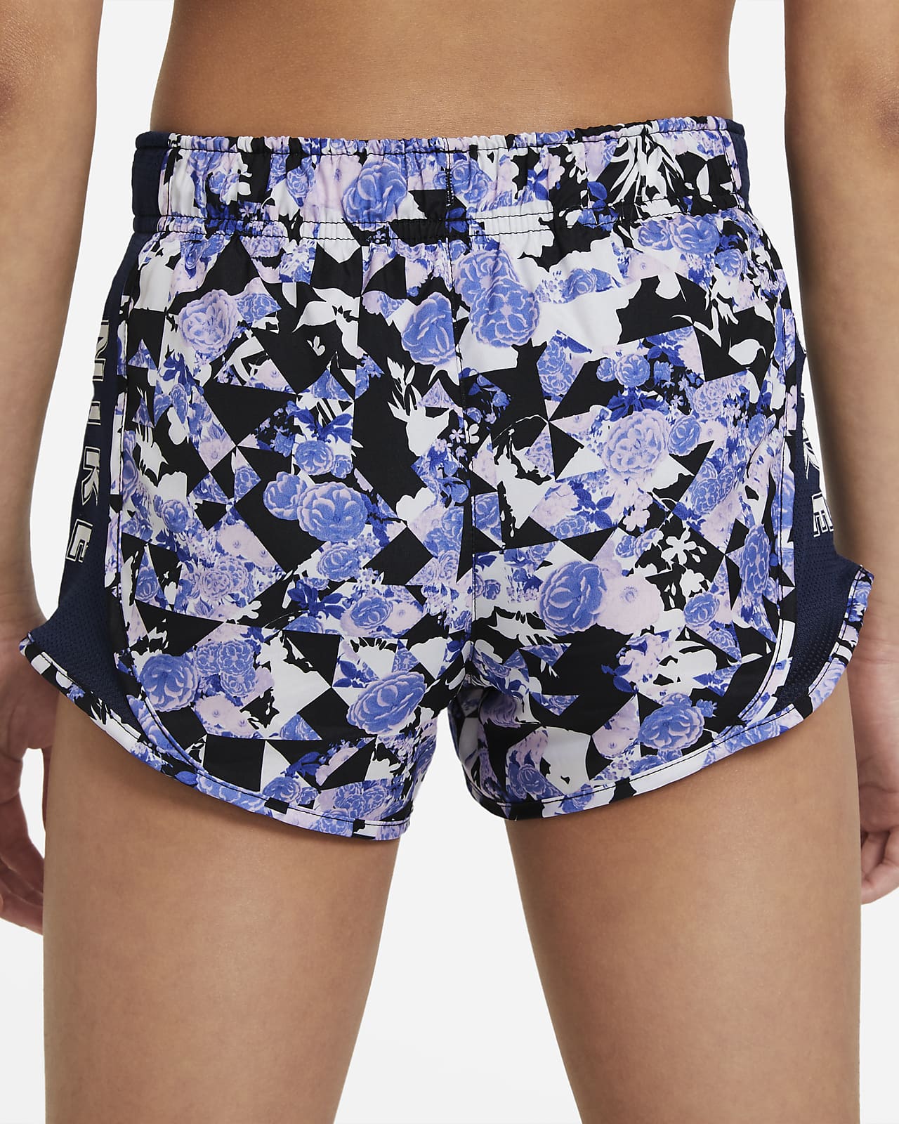 nike tempo floral shorts