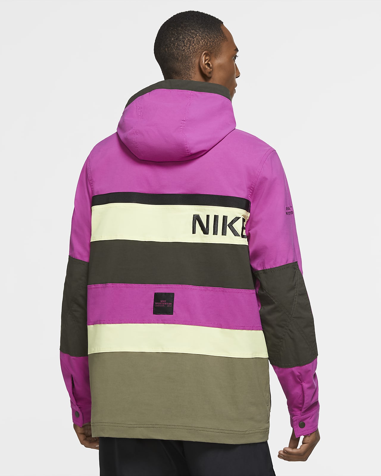 nike men's logo hooded jacket