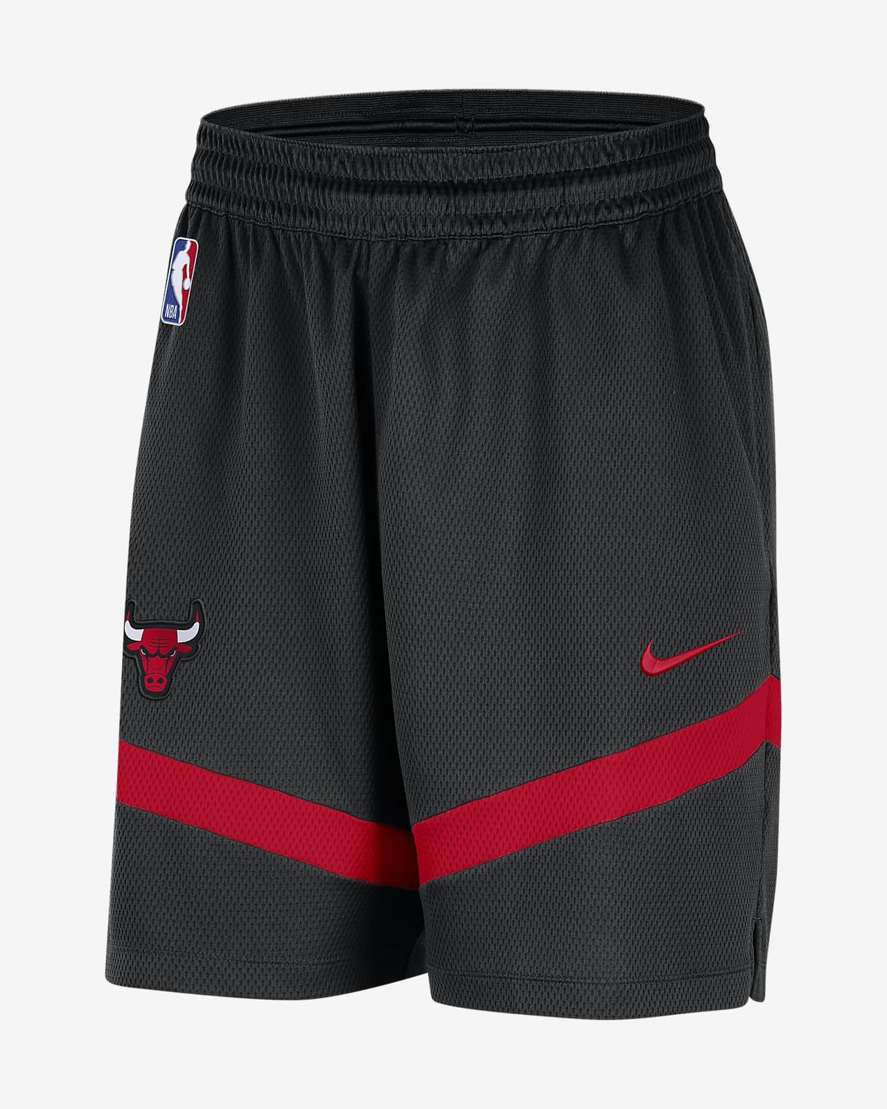 Calções NBA Nike Dri-FIT de 8 cm Chicago Bulls Icon Practice para homem