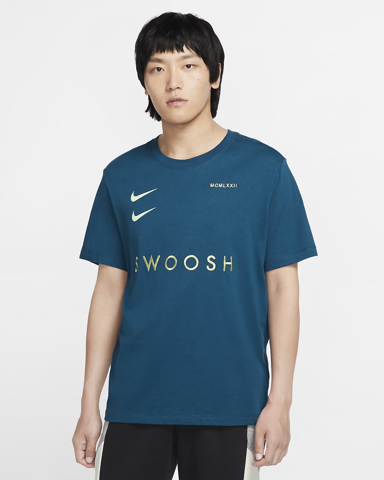 the nike tee swoosh