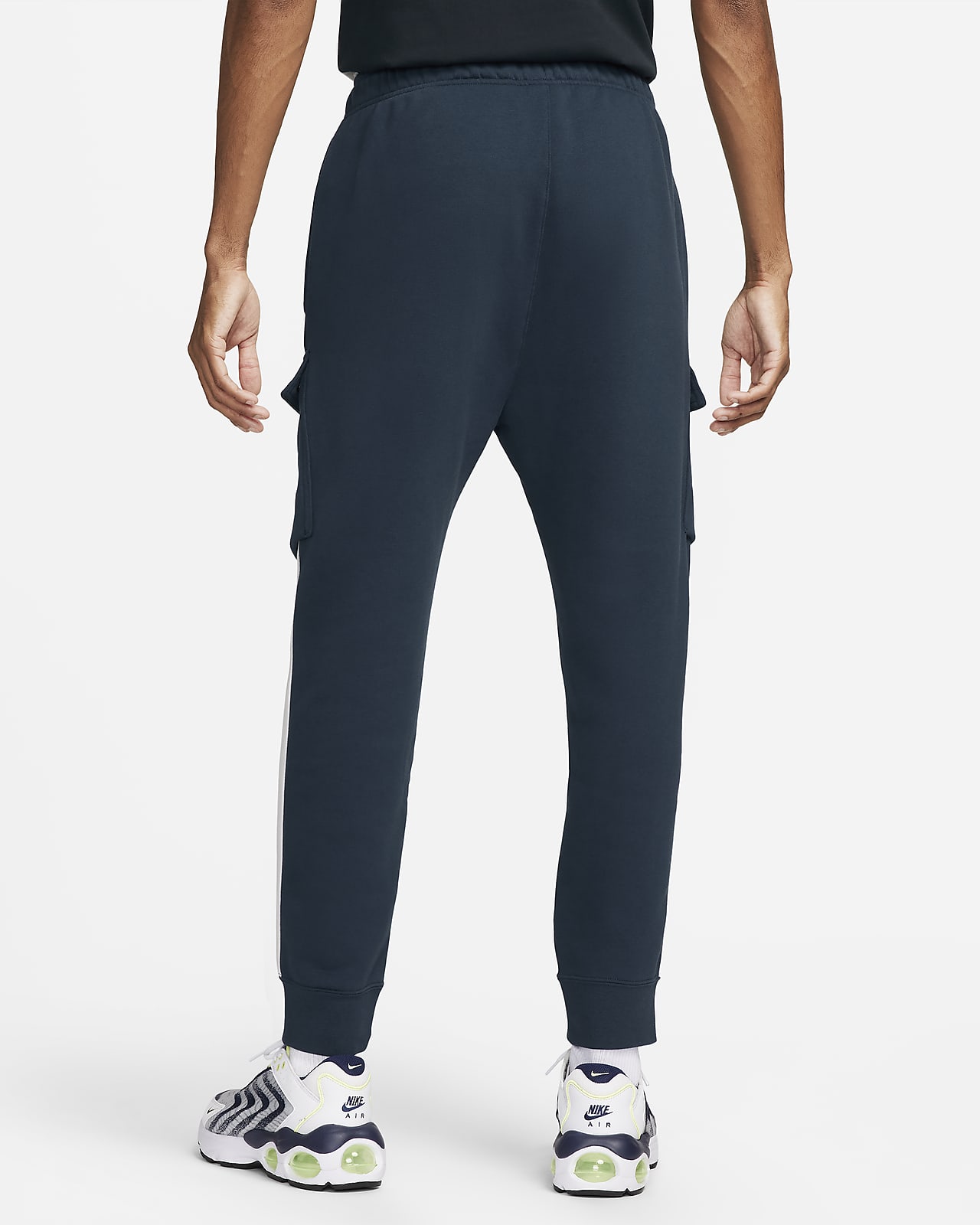 Men's Nike Sportswear Air Fleece White cargo pants