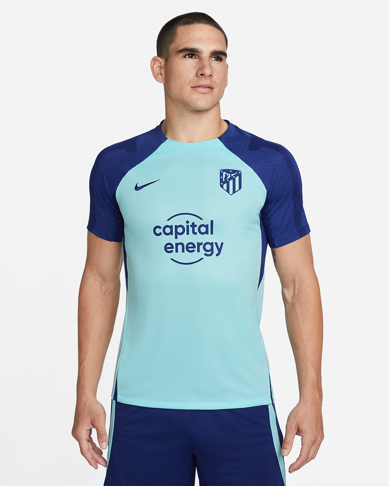 Noroeste Aumentar Medalla Strike Atlético de Madrid Camiseta de fútbol de manga corta Nike Dri-FIT -  Hombre. Nike ES