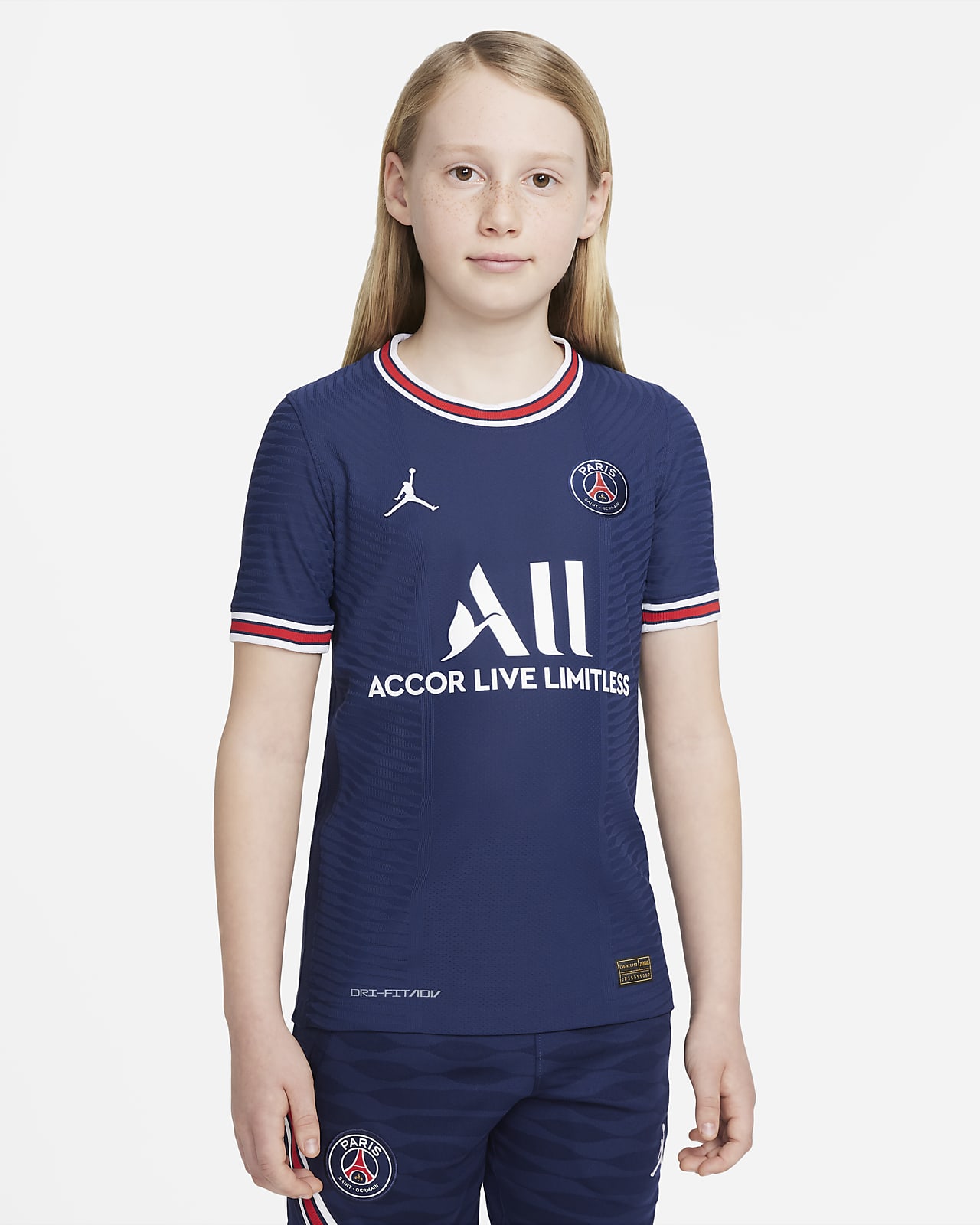 Paris Saint-Germain 2021/22 Match Home Older Kids' Nike Dri-FIT ADV Football Shirt
