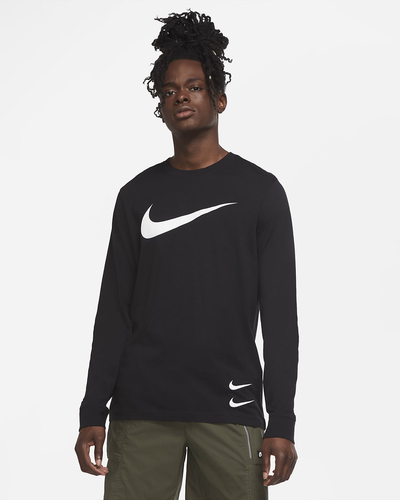 Nike Modern Longline T-shirt In Black 873239-010 for Men