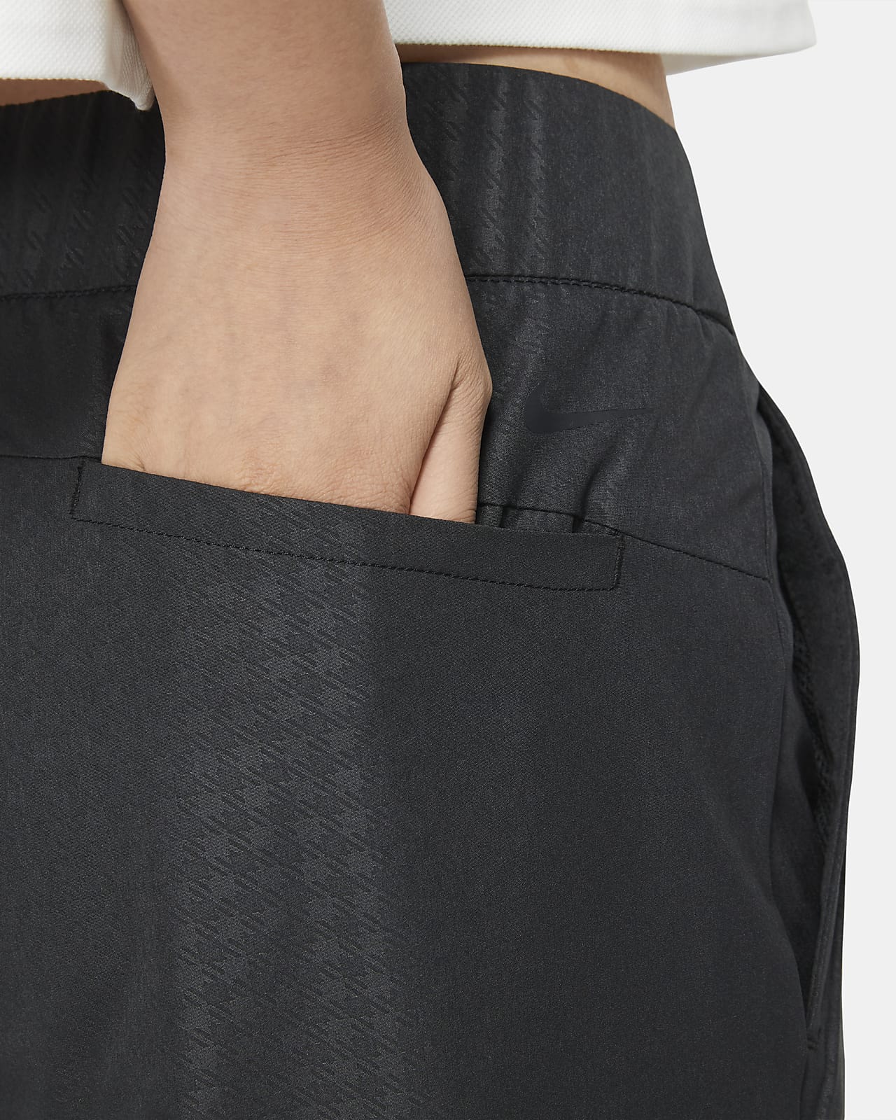 nike gingham joggers