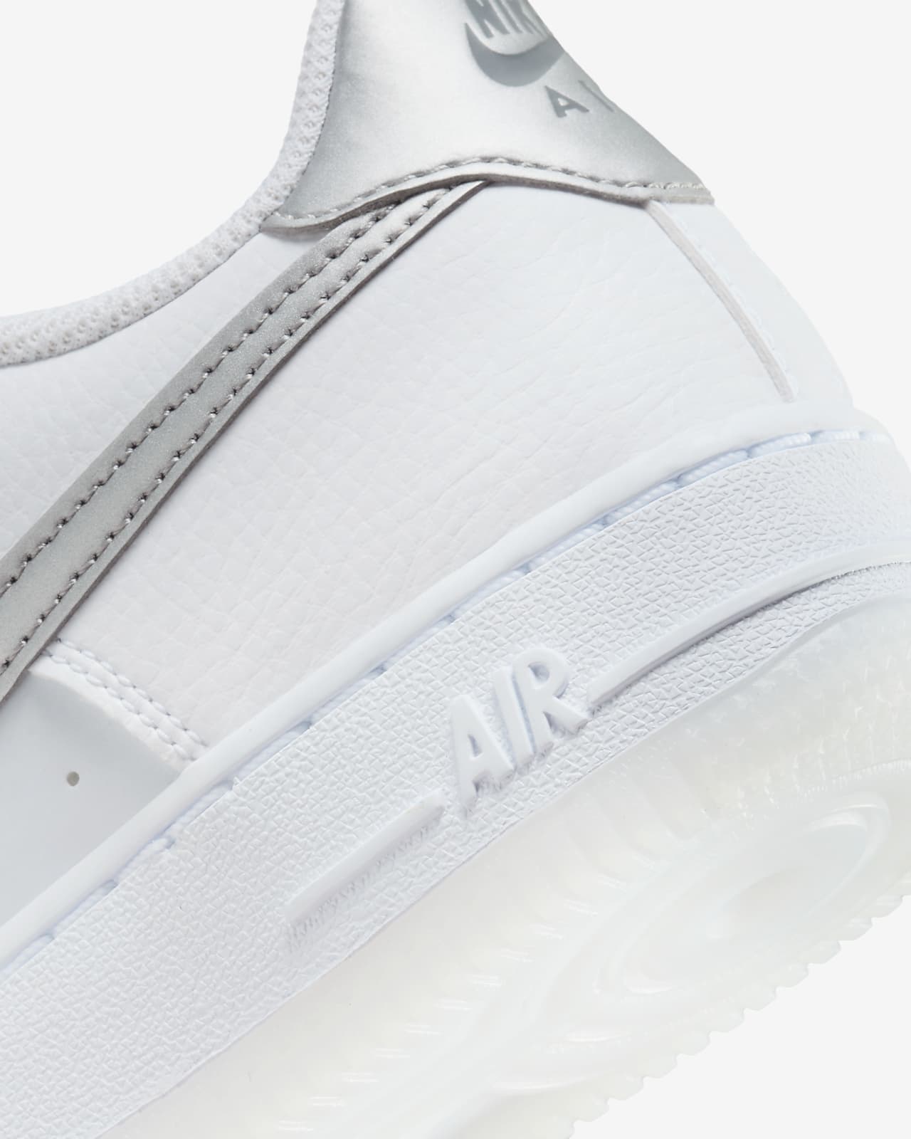 Air force 1 triple shop white big kids' shoe