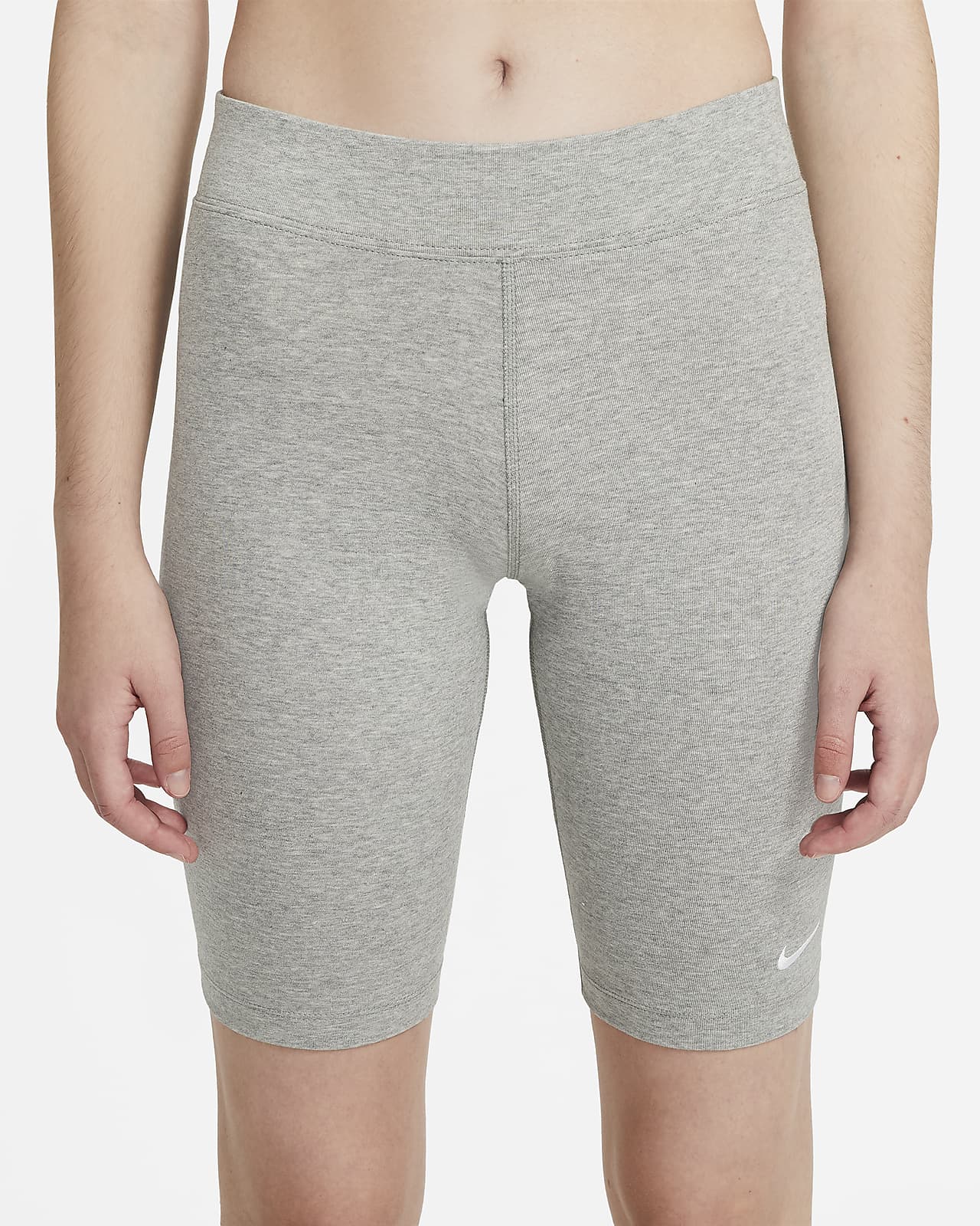 heather grey bike shorts