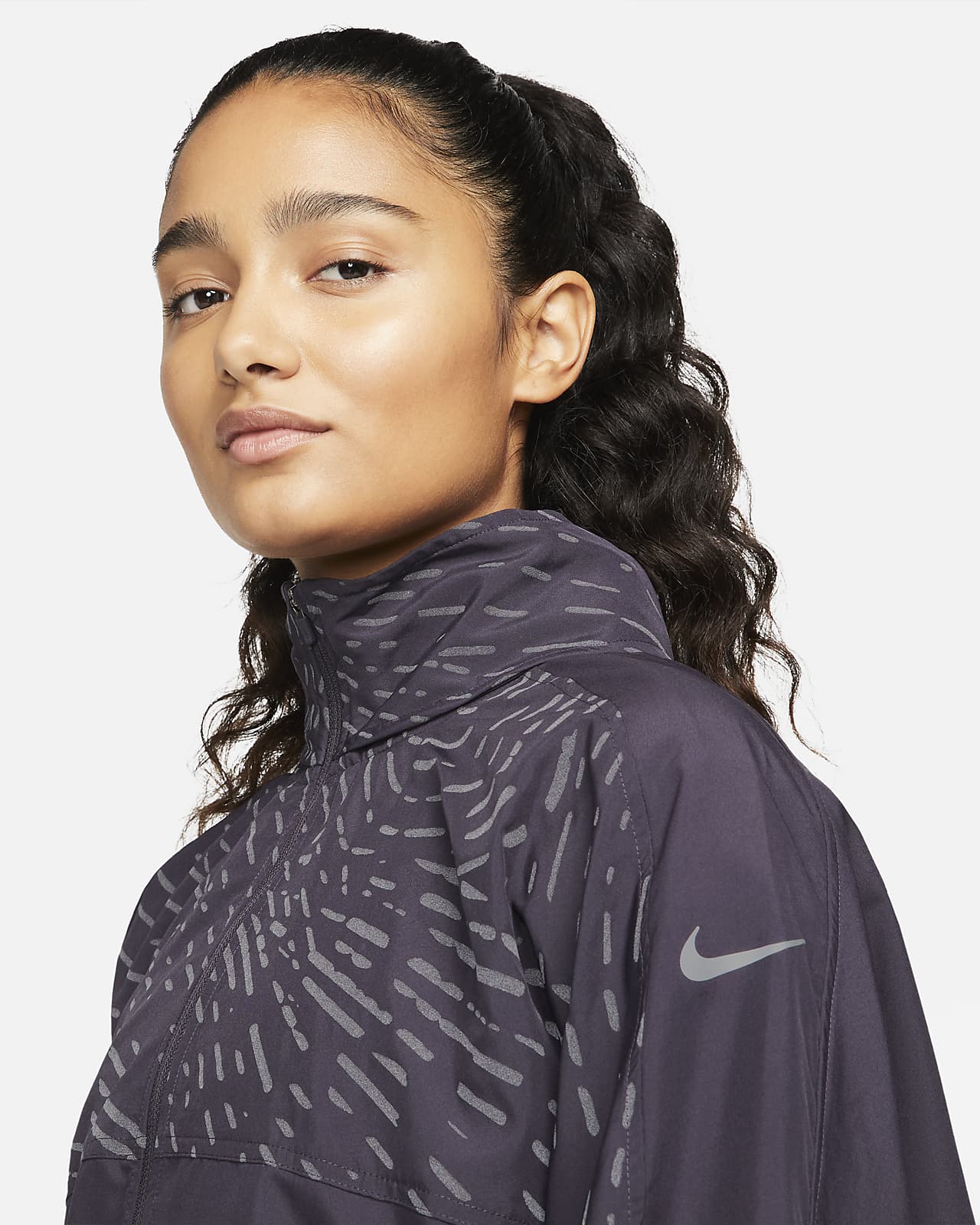Nike Dri-FIT Run Division Women's Reflective Design Running Jacket. Nike PT