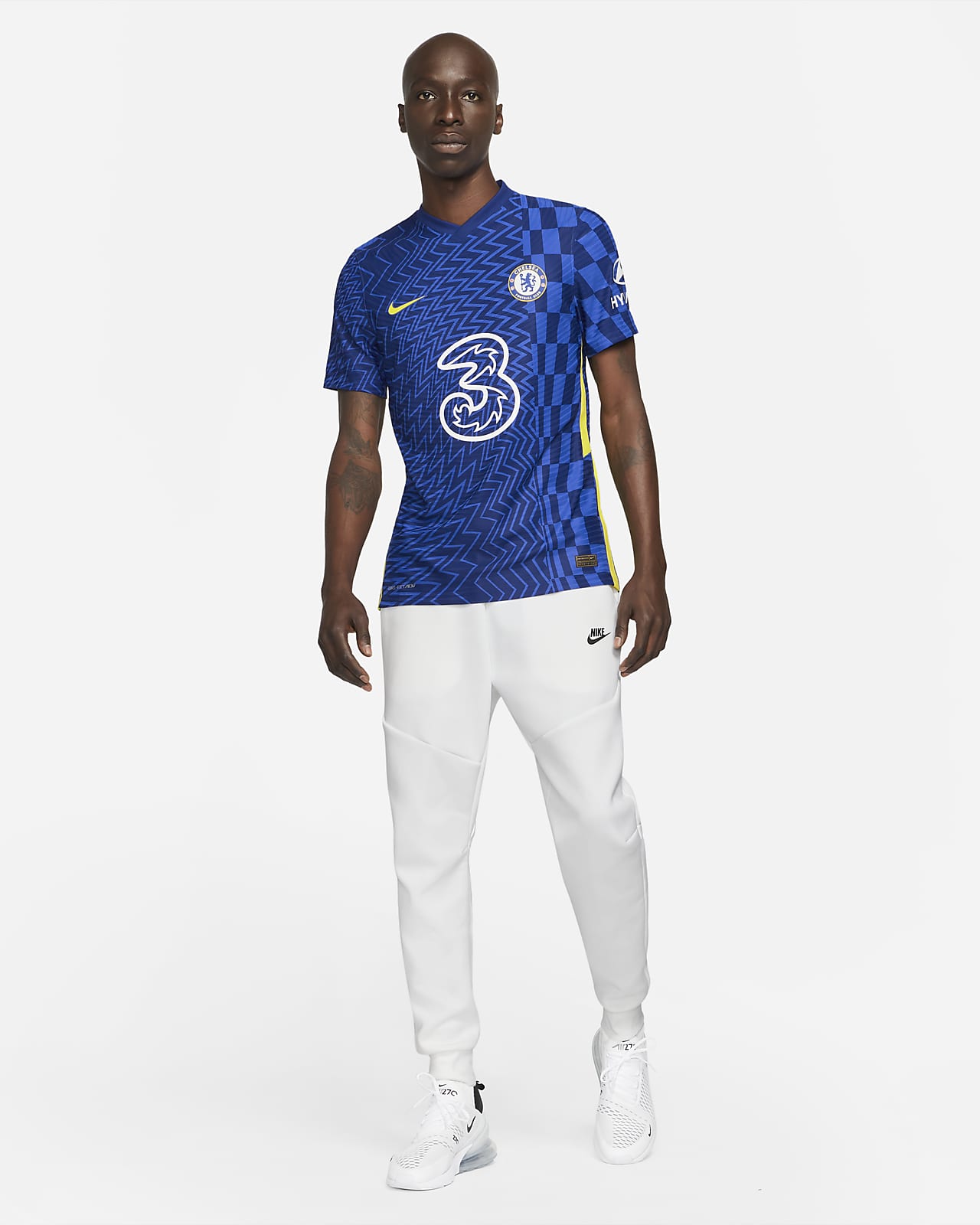 صحن مقسم بغطاء Chelsea FC 2021/22 Match Home Men's Nike Dri-FIT ADV Soccer Jersey صحن مقسم بغطاء