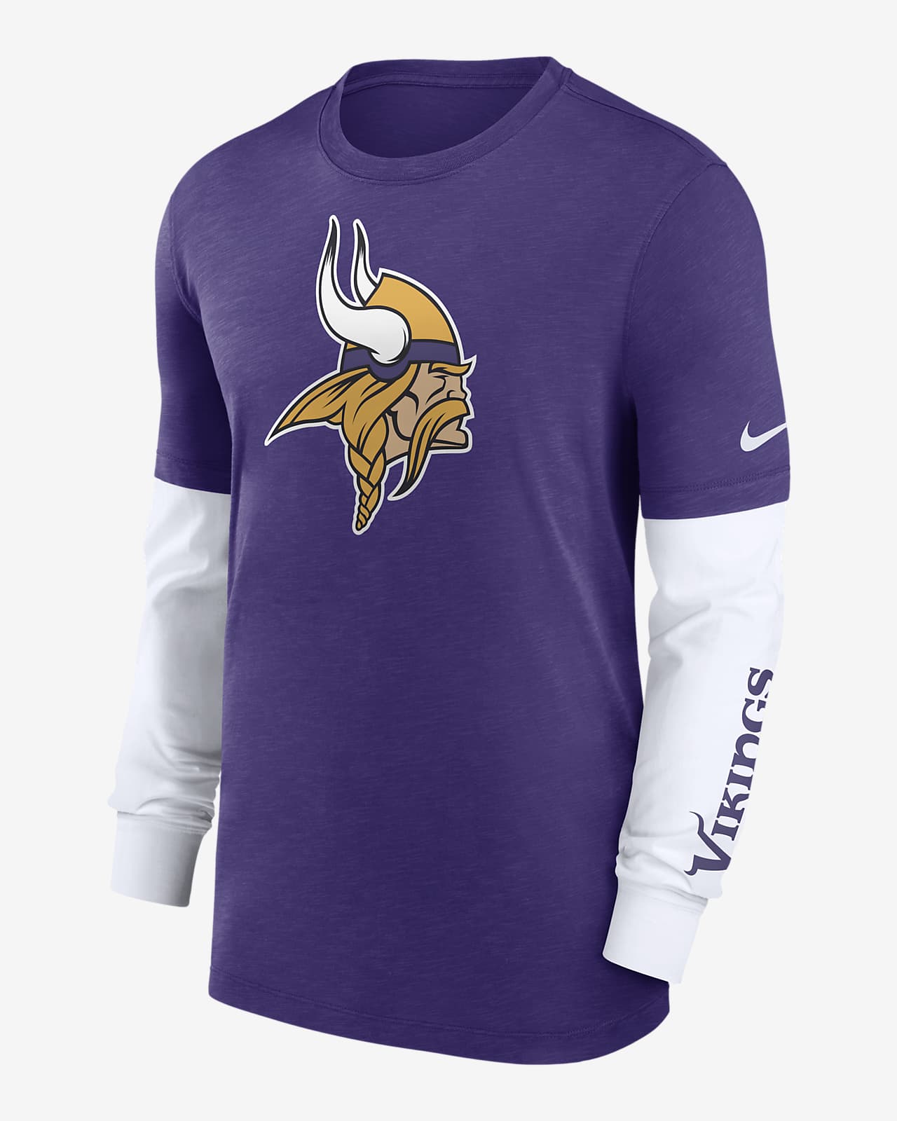 Minnesota Vikings Nike Men's NFL Long-Sleeve Top in Purple, Size: Medium | 00BY01TM9M-05G
