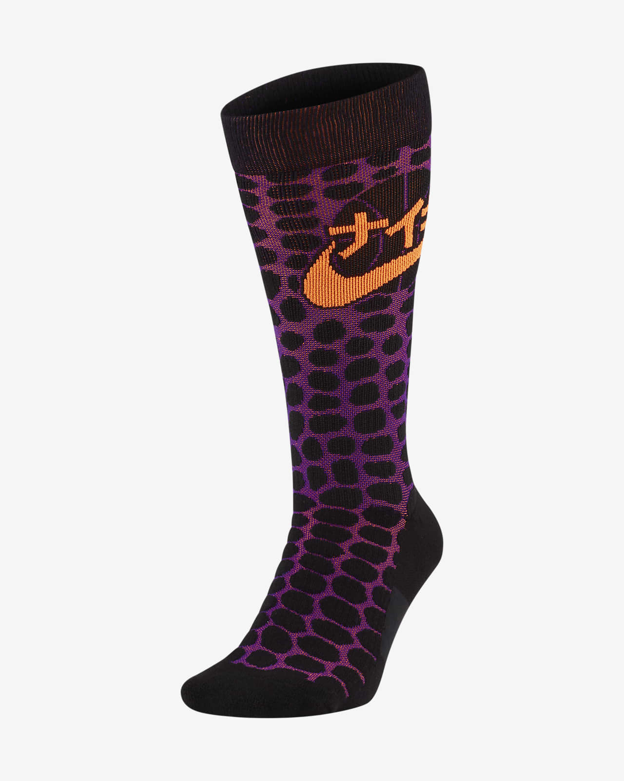 purple nike socks basketball