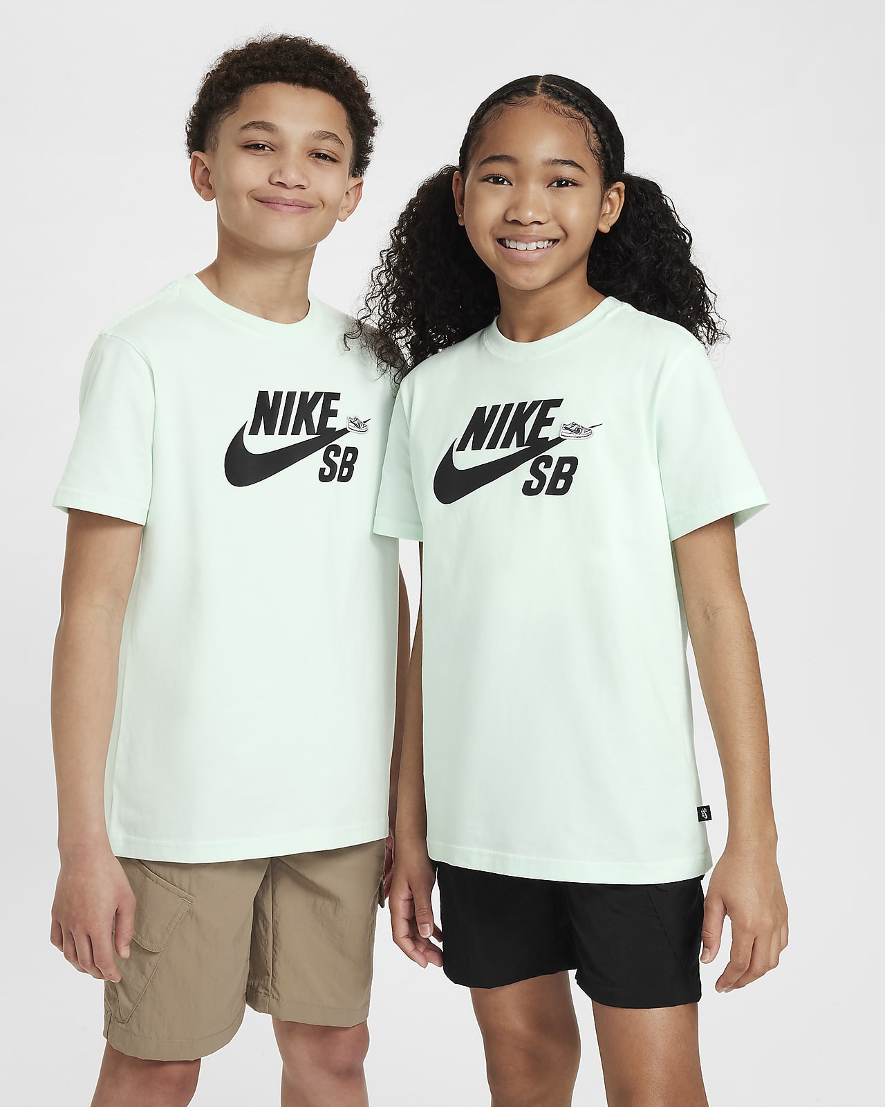 Playera para niños talla grande Nike SB