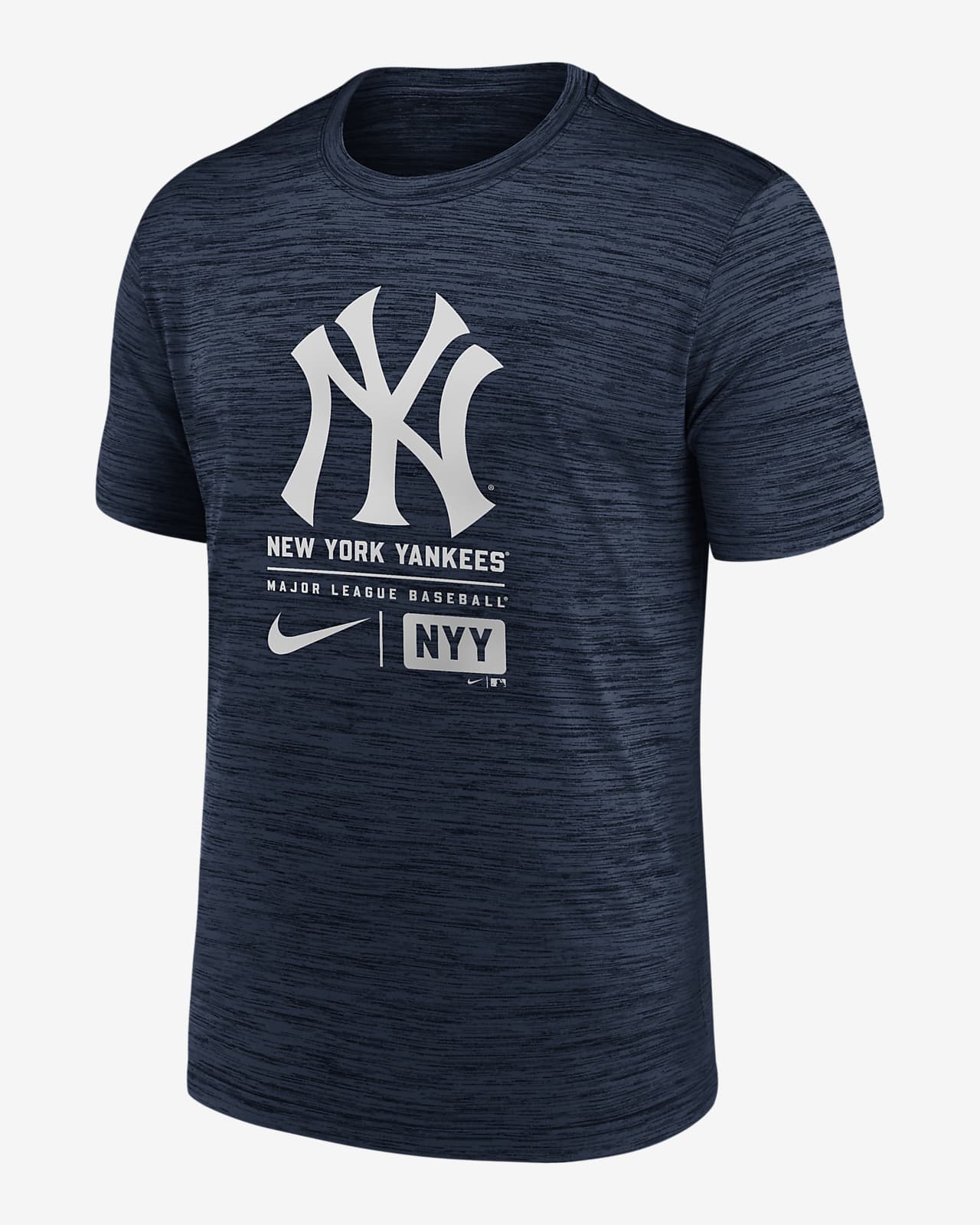 New York Yankees Large Logo Velocity Men's Nike MLB T-Shirt