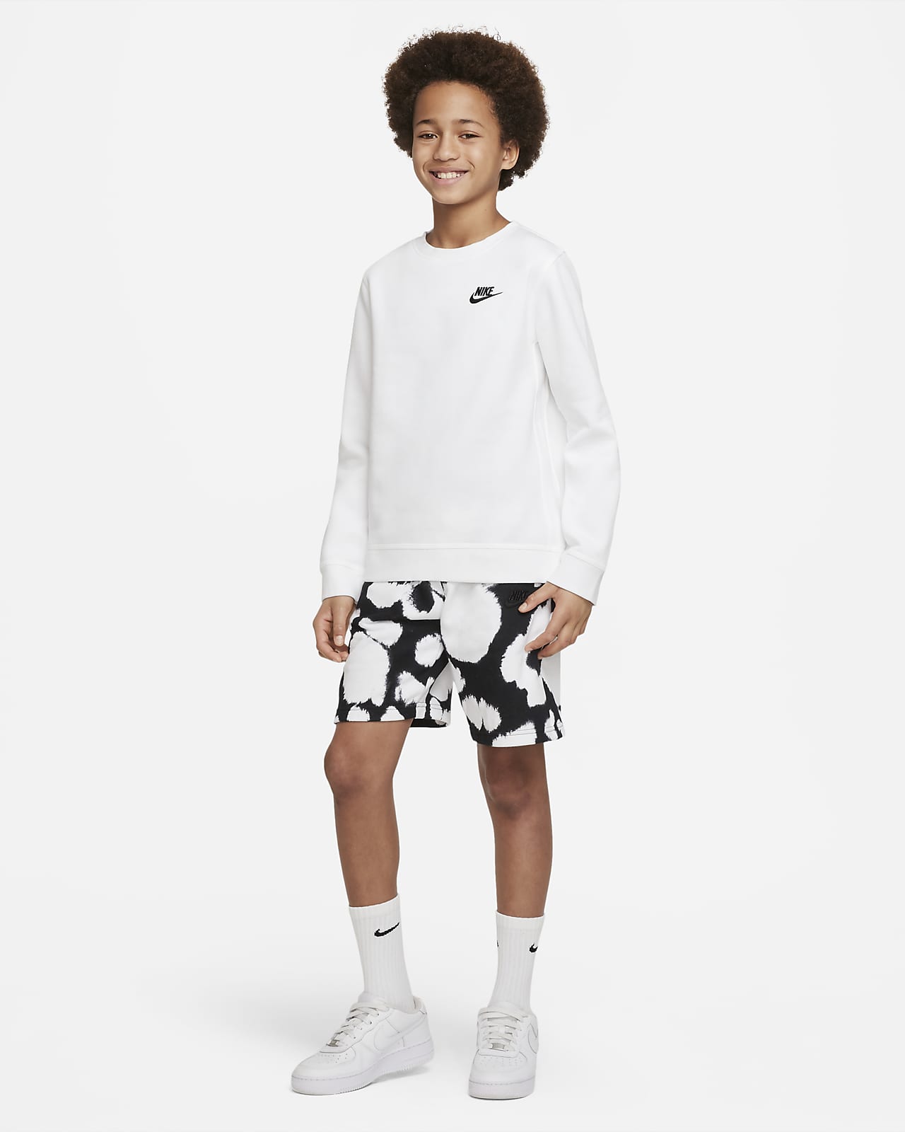 Printed French Terry Shorts. Nike JP