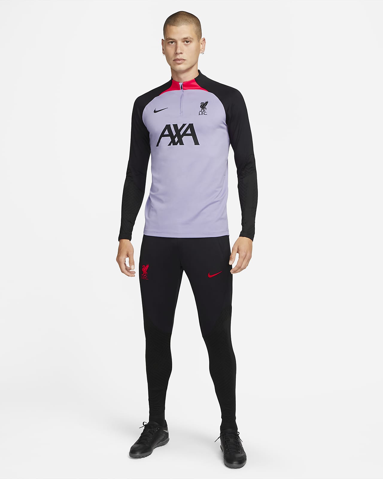 Liverpool Strike Camiseta de entrenamiento de fútbol de tejido Knit Nike Hombre. Nike