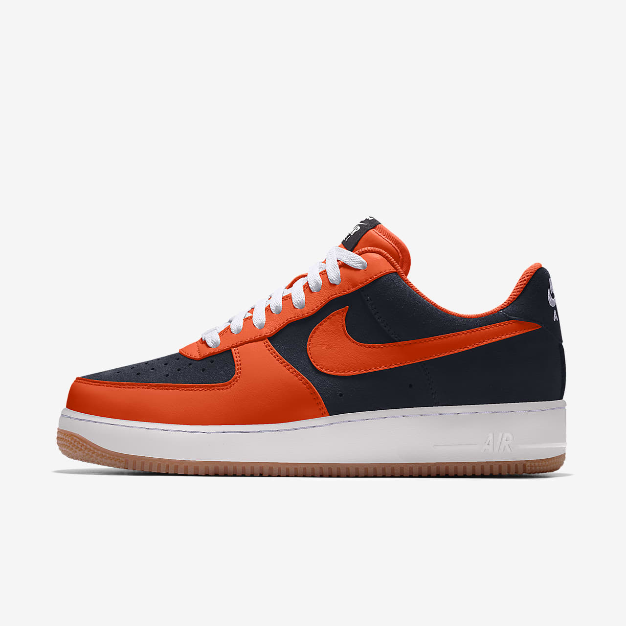 chaussure femme nike air force 1 orange,Chaussure personnalisable Nike Air Force 1 Low By You pour Femme