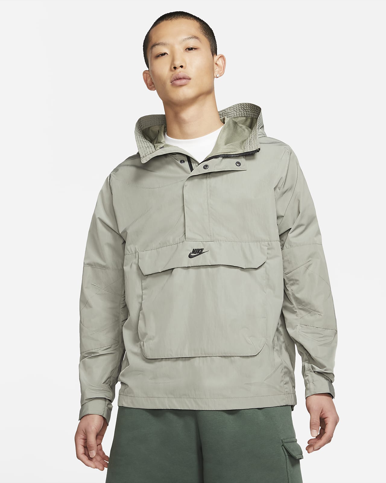 hooded anorak