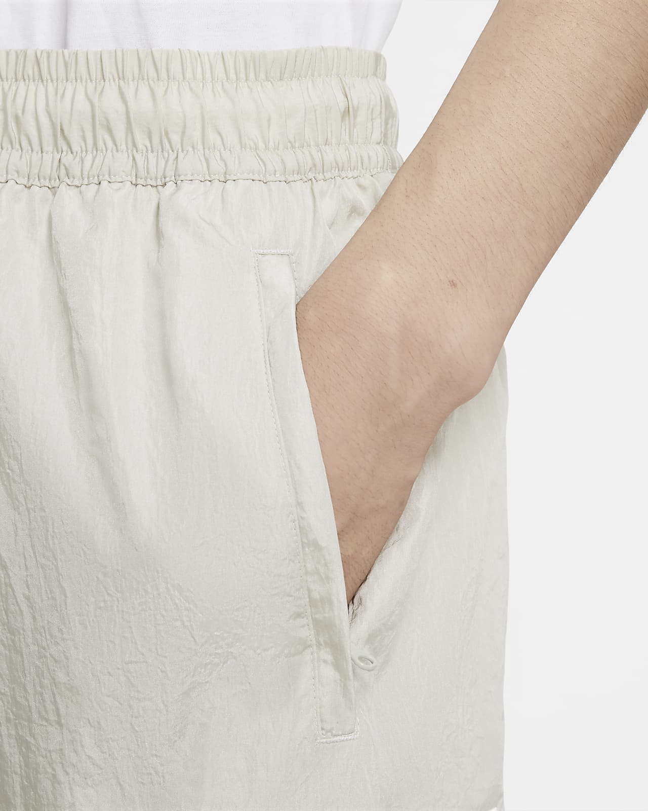 nike swoosh woven pants mens