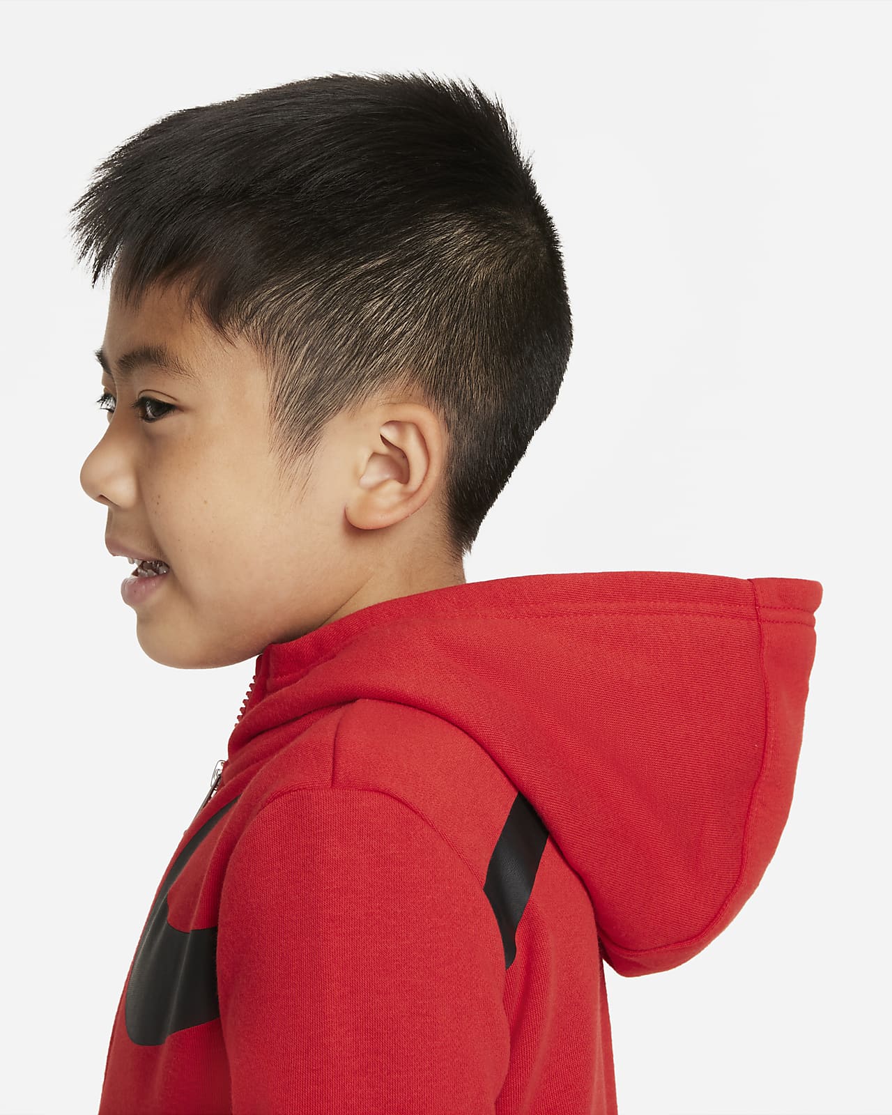 nike full zip hoodie red