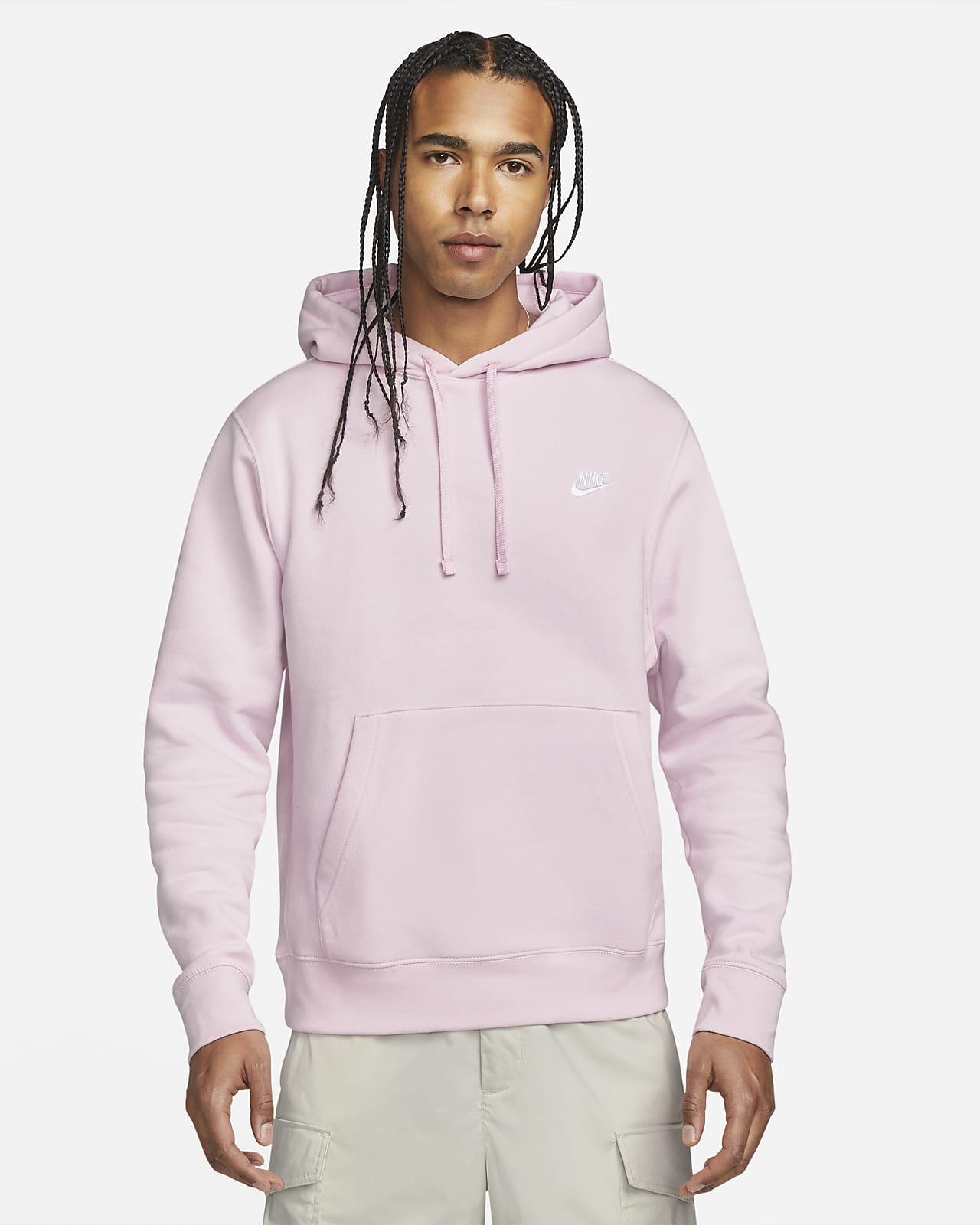 nike men's sportswear club pullover hoodie
