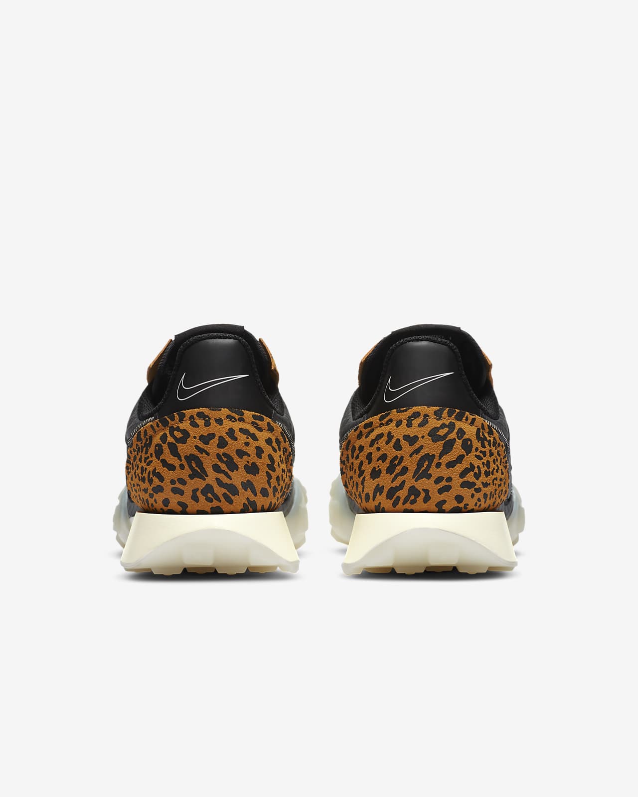 nike black leopard print shoes