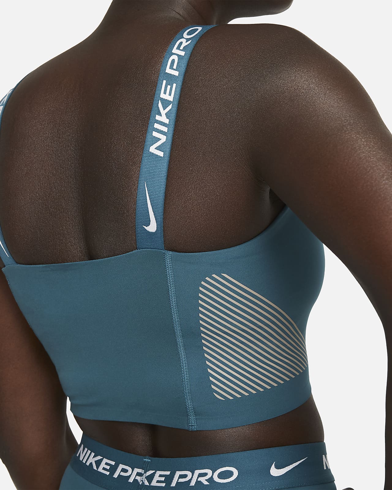 Nike Pro Dri-FIT Women's Shelf-Bra Cropped Tank - ShopStyle Activewear Tops