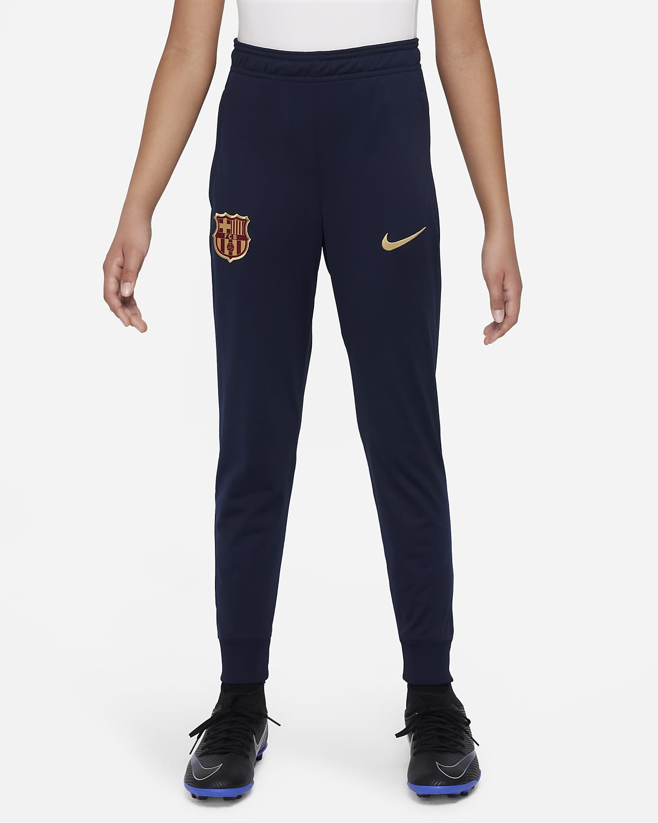 Nike FC Barcelona Strike Big Kids' Dri-FIT Knit Soccer Pants