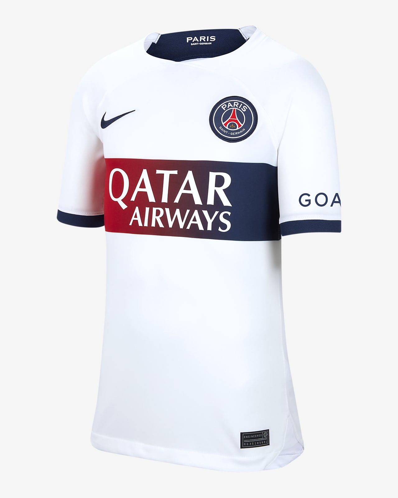 Achraf Hakimi Paris Saint-Germain 2023/24 Stadium Away Big Kids' Nike  Dri-FIT Soccer Jersey
