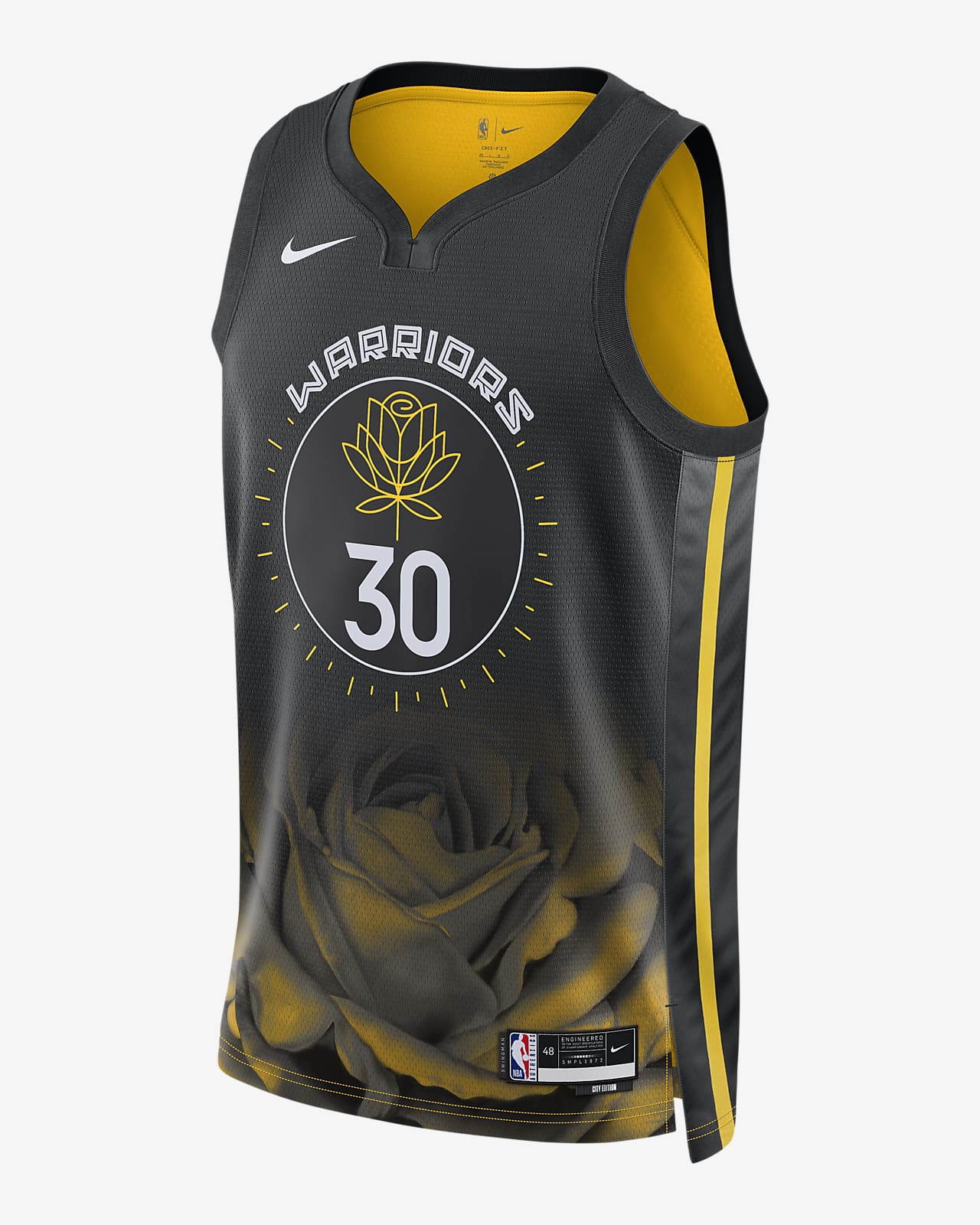 caravana Humorístico católico Stephen Curry Golden State Warriors City Edition Nike Dri-FIT NBA Swingman  Jersey. Nike ID