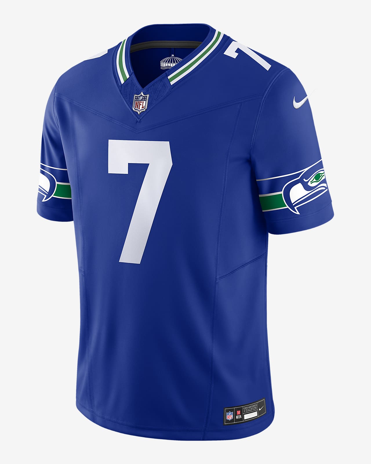 Jersey de fútbol americano Nike Dri-FIT de la NFL Limited para hombre Geno Smith Seattle Seahawks
