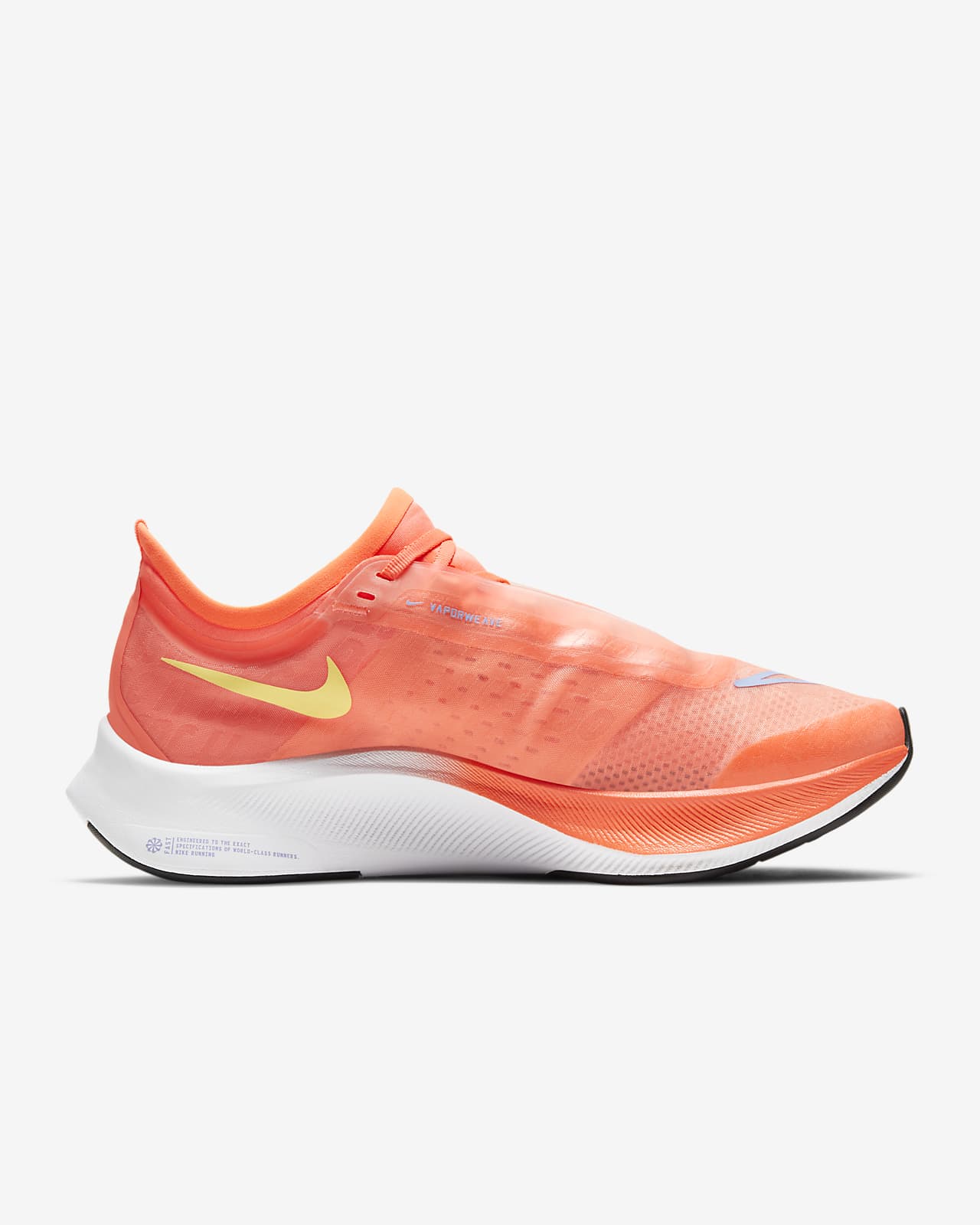 nike zoom fly purple orange