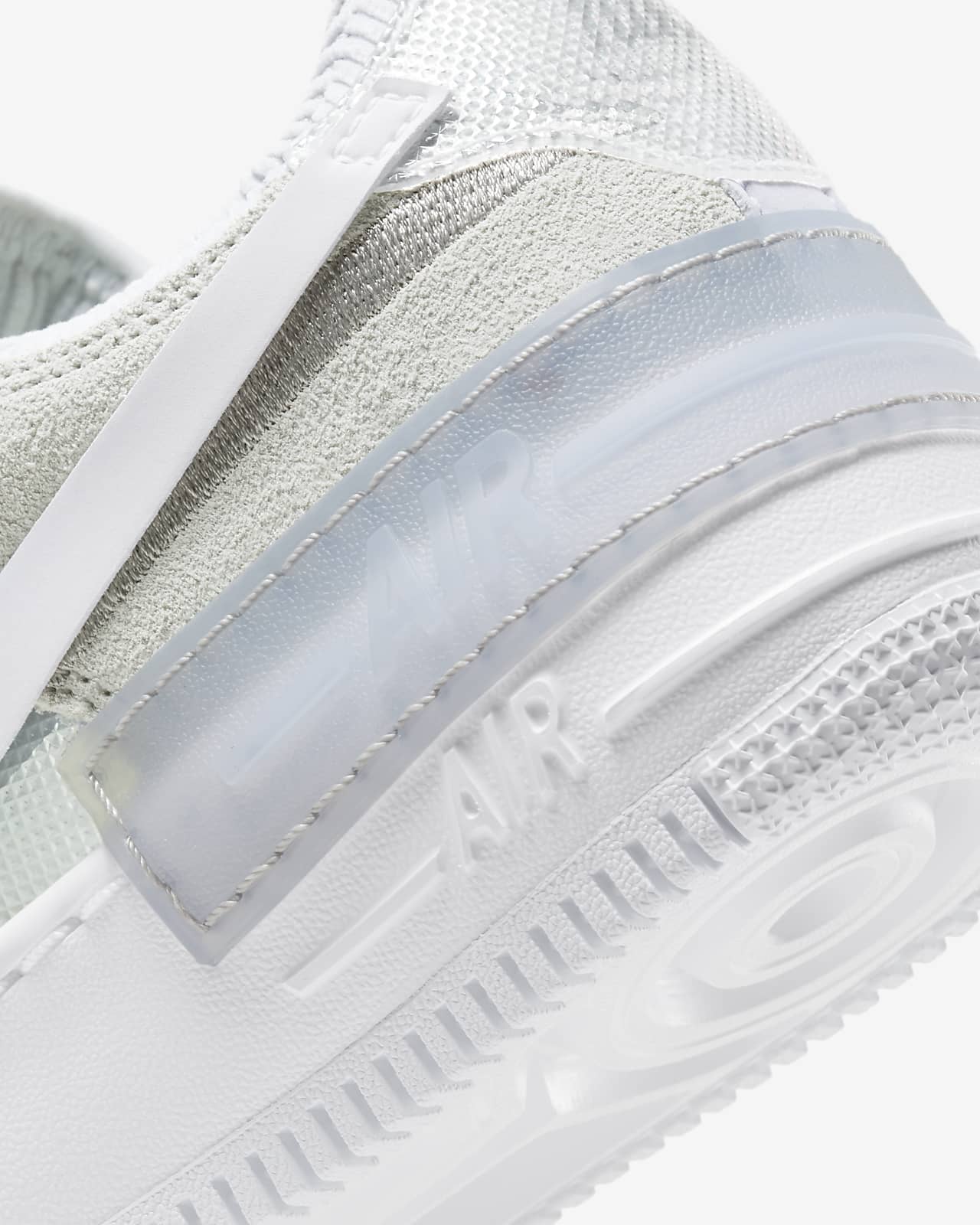 air force 1 holographic silver