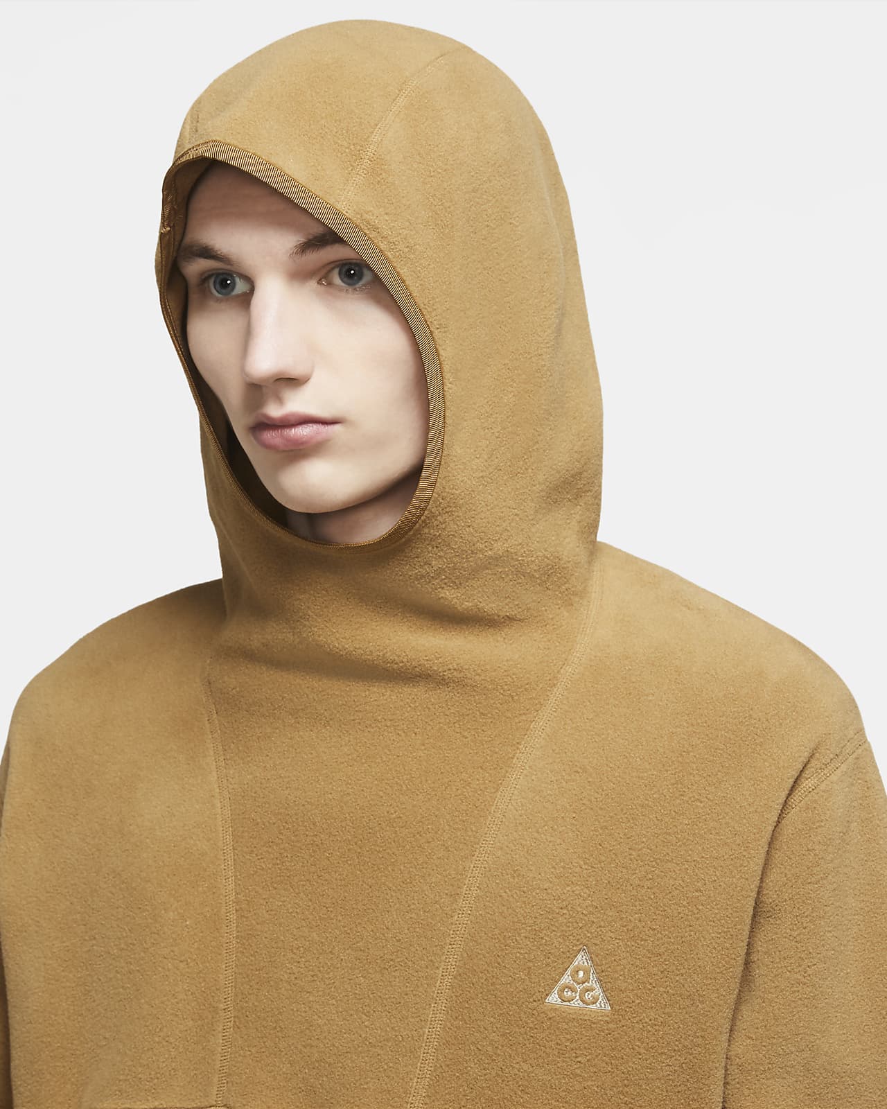 tan hoodie nike