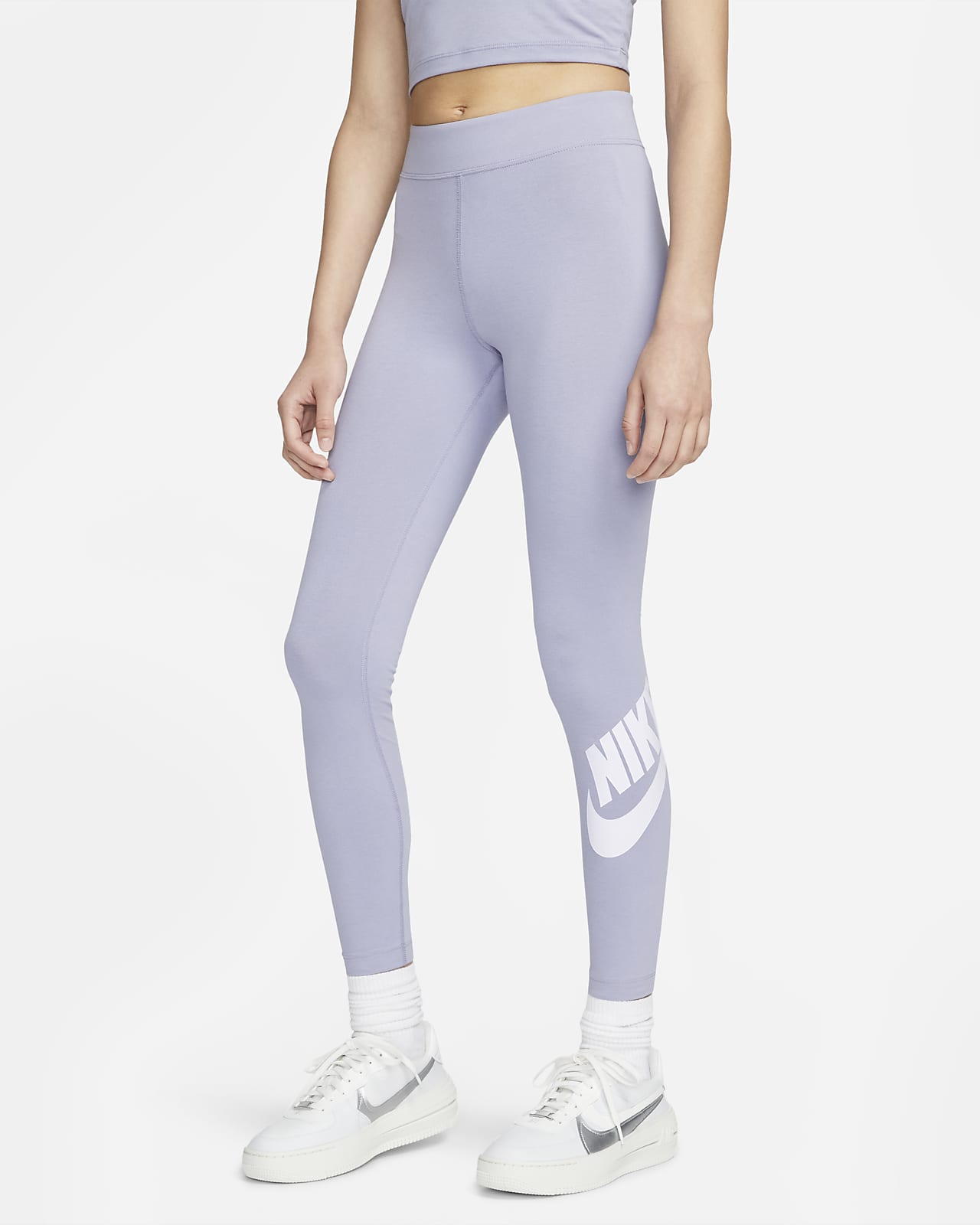 diversión servir consumo Leggings con logotipo de cintura alta para mujer Nike Sportswear Essential.  Nike.com