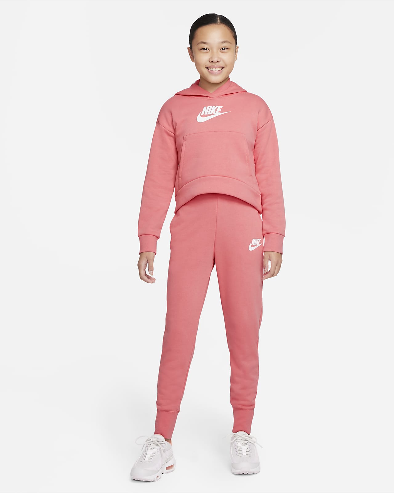 Nike Sportswear Fleece Big Kids' (Girls') Hoodie. Nike.com