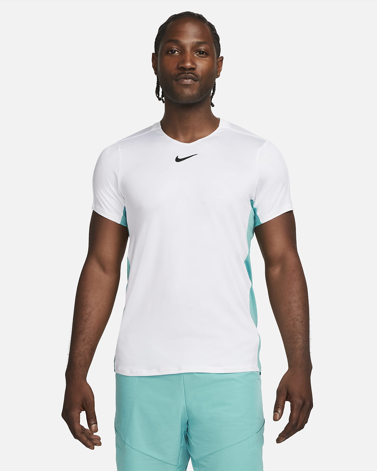 terwijl server bijlage NikeCourt Dri-FIT Advantage Men's Printed Tennis Top. Nike.com