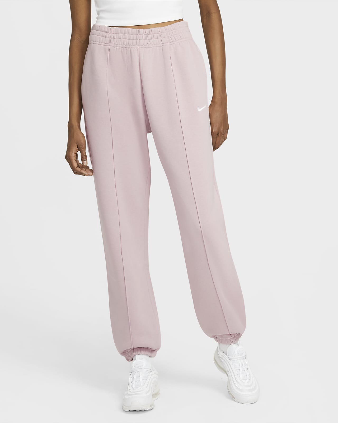 pink nike trousers