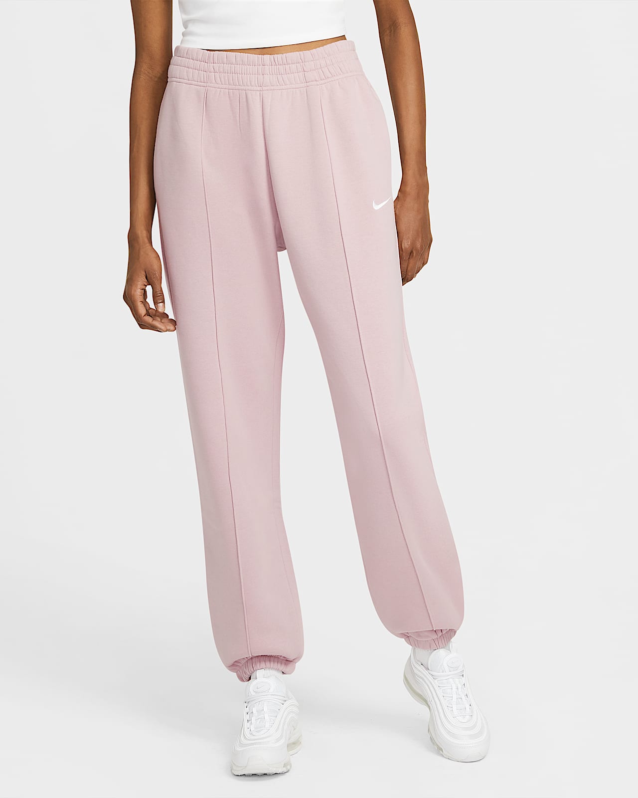 nike womens sportswear essential fleece pants