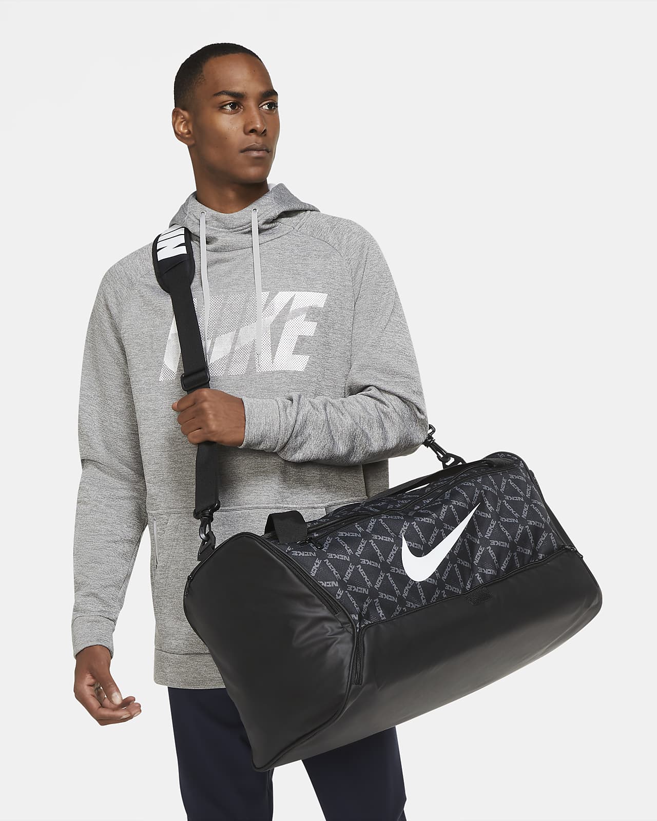 Nike Brasilia Printed Training Duffel Bag (Medium). Nike MY