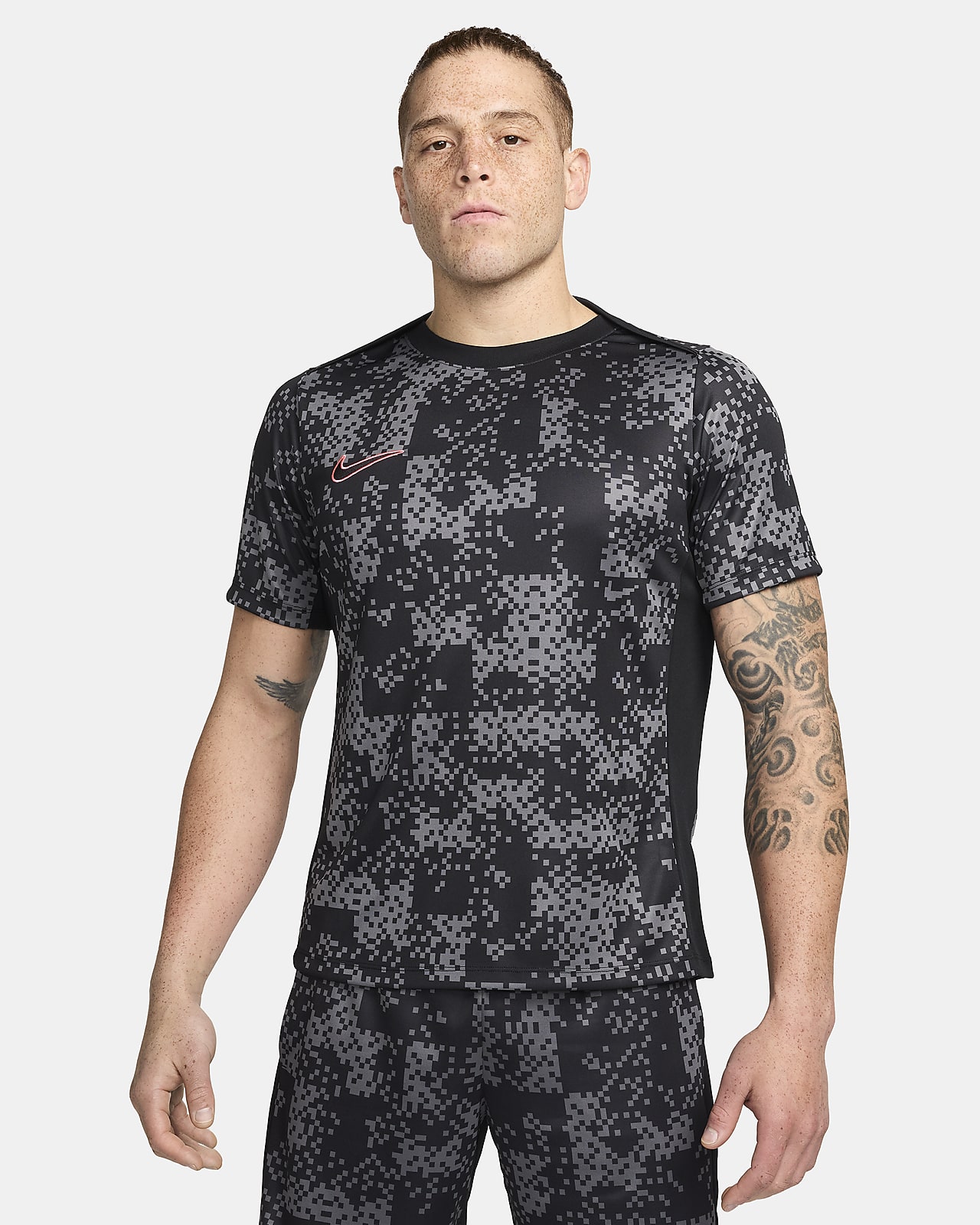 Ανδρική ποδοσφαιρική κοντομάνικη μπλούζα Dri-FIT με σχέδιο Nike Academy Pro