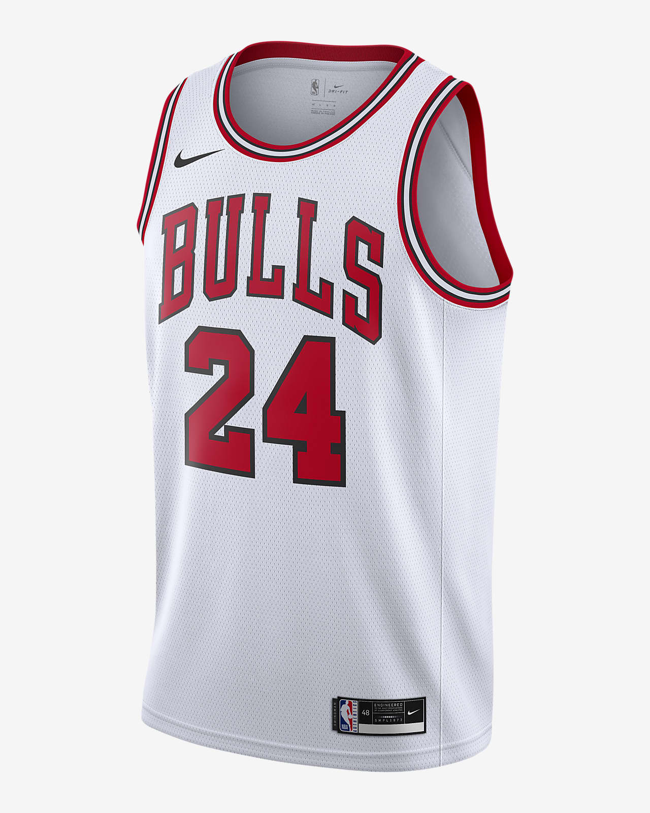 Camiseta Nike NBA Swingman Lauri Markkanen Bulls Association Edition 2020.  Nike PR