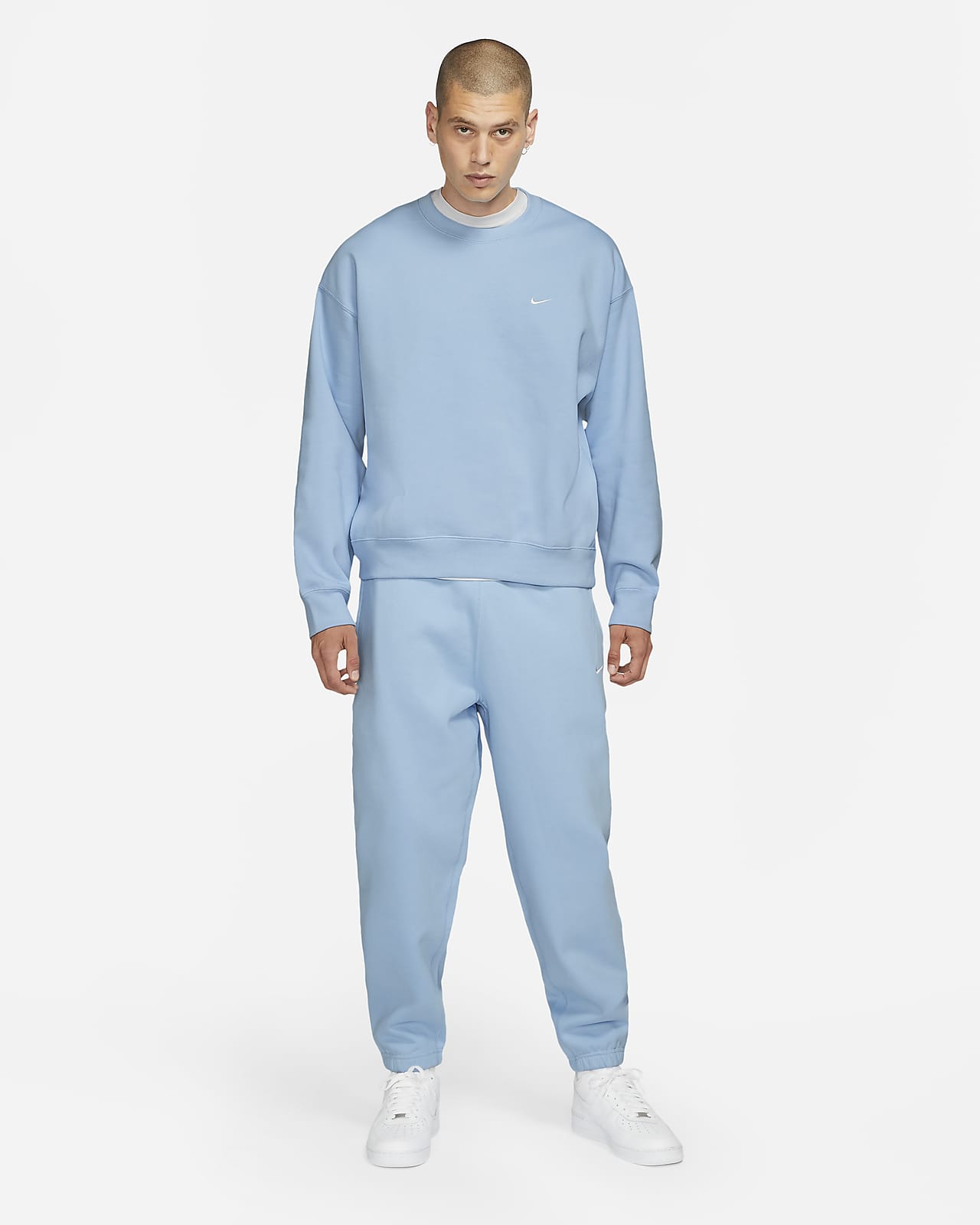 nikelab fleece crew