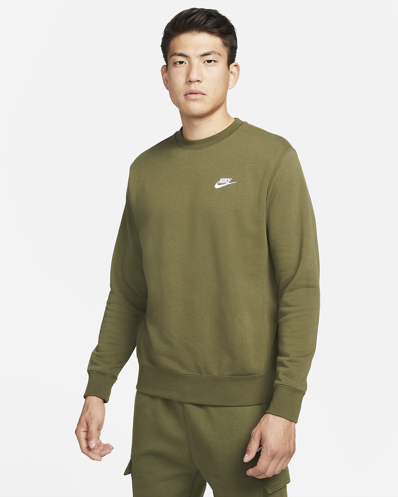 nike french terry crew
