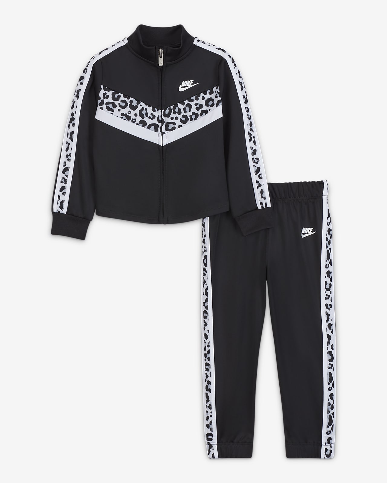 baby black nike tracksuit