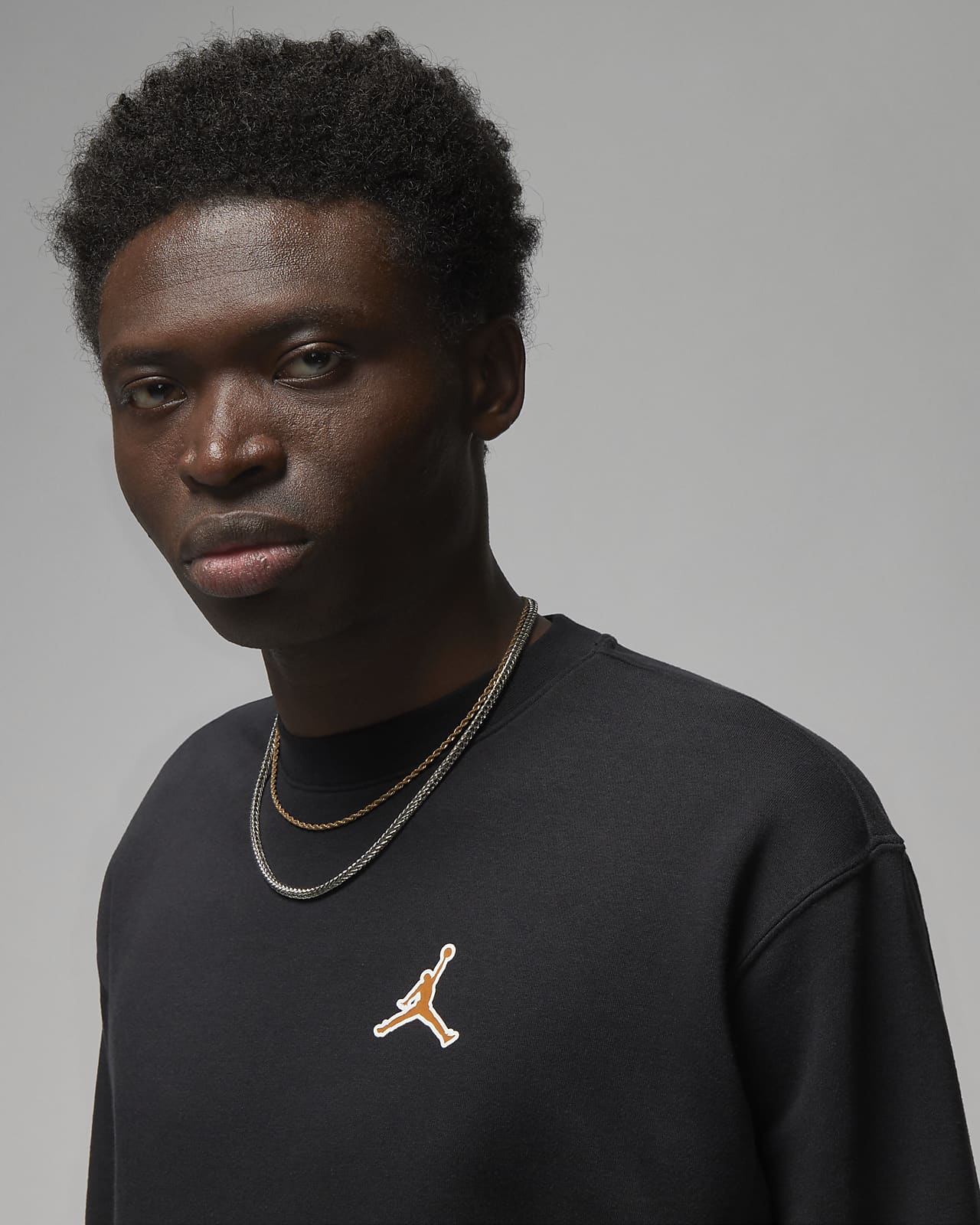 Jordan Gingerbread Man Men&amp;#39;s Fleece Crew Neck. Nike IE