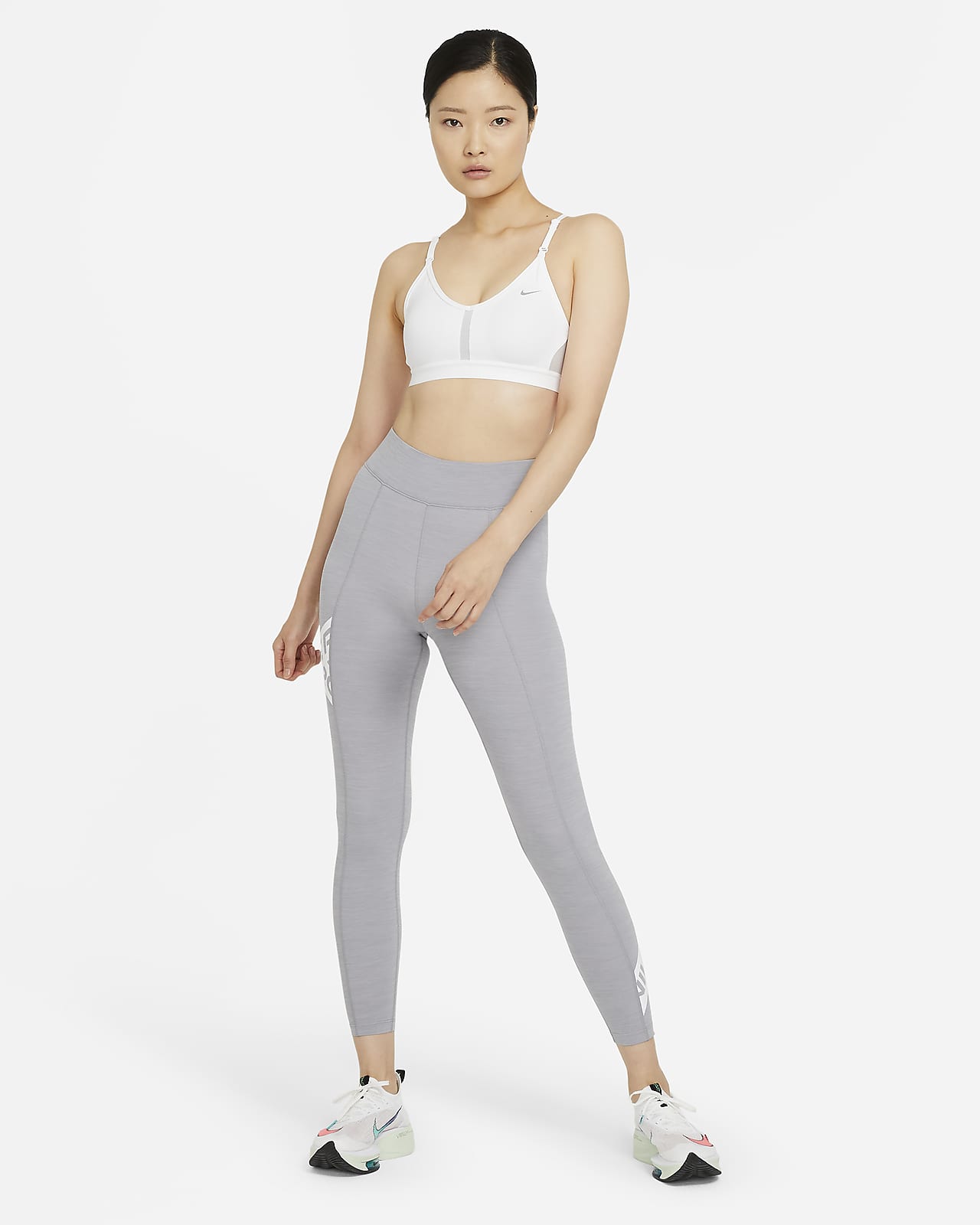 Nike Indy Women's Light-Support Padded V-Neck Sports Bra. Nike SG