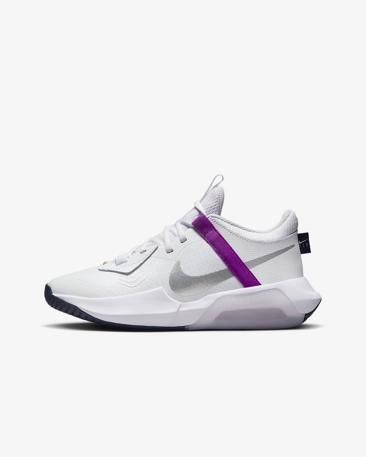 purple nike air basketball shoes