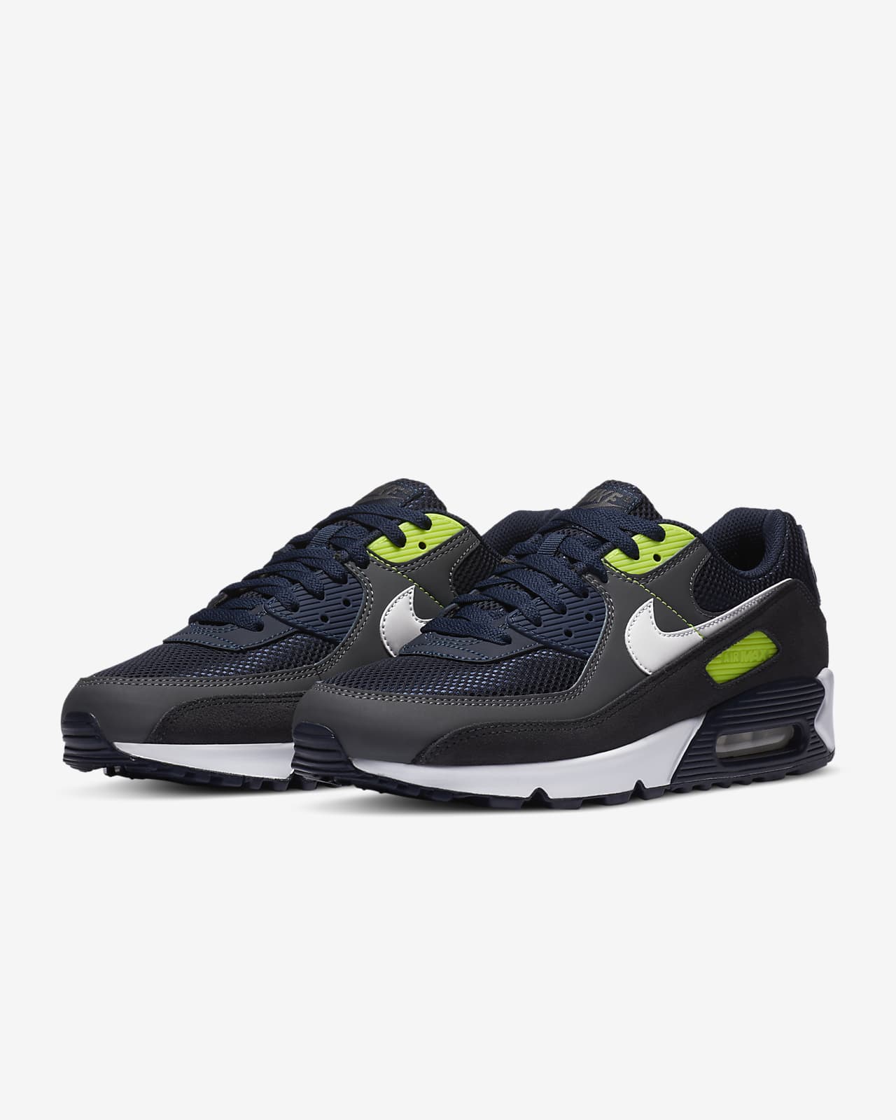 grey nike air max 90 mens